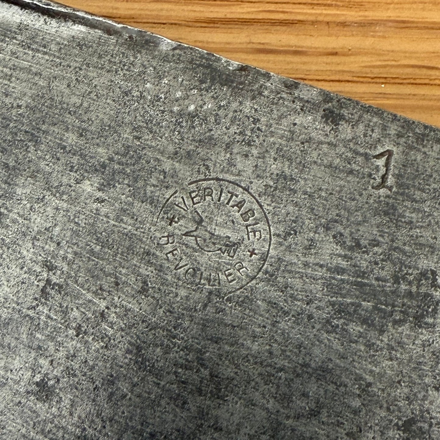 Large french vintage butcher kitchen butcher knife chopper 12 1/4" 3008258