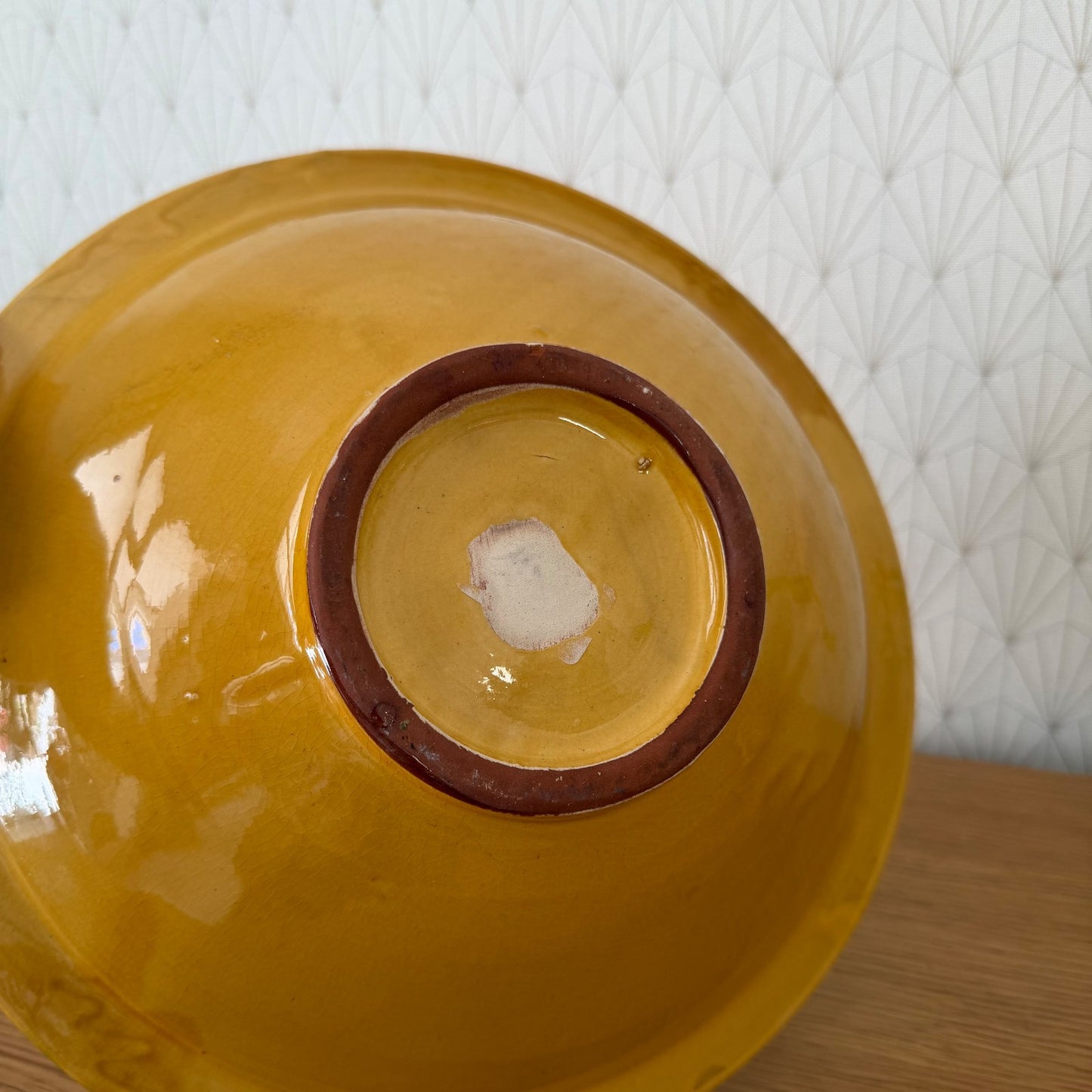French Terracotta Tian Bowl Provence Vintage Pottery Cicada 1407266 Fleamarketfrance