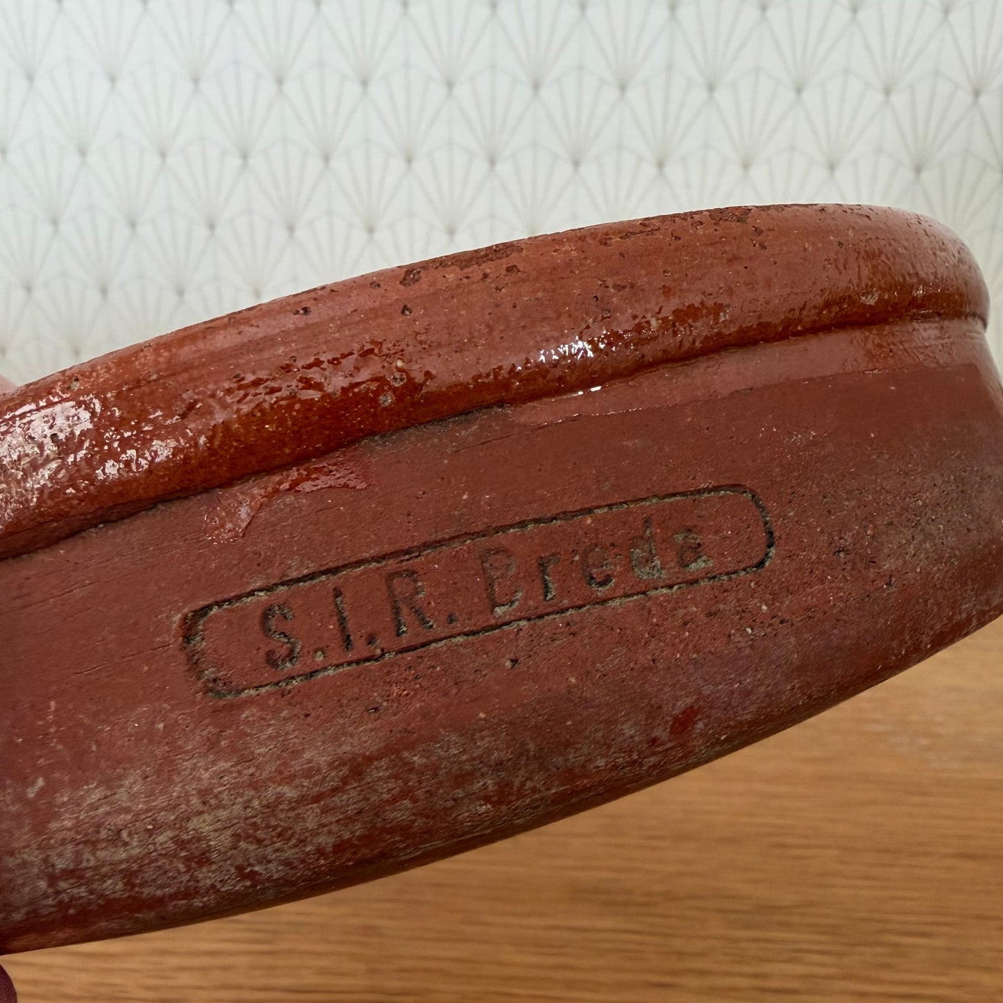 French Terracotta Tian Bowl Provence Vintage Pottery 04092621