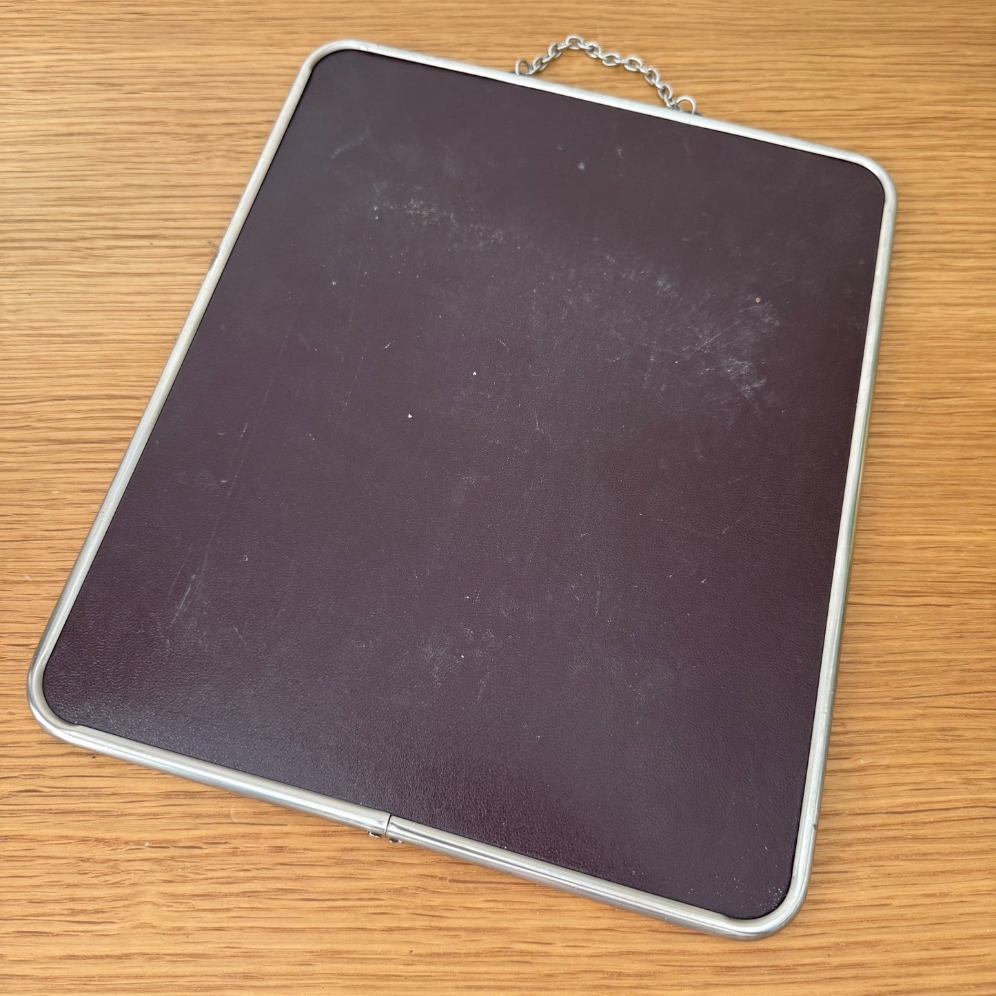 Vintage French metal bathroom Wall Hanging MIRROR 0807256 Fleamarketfrance