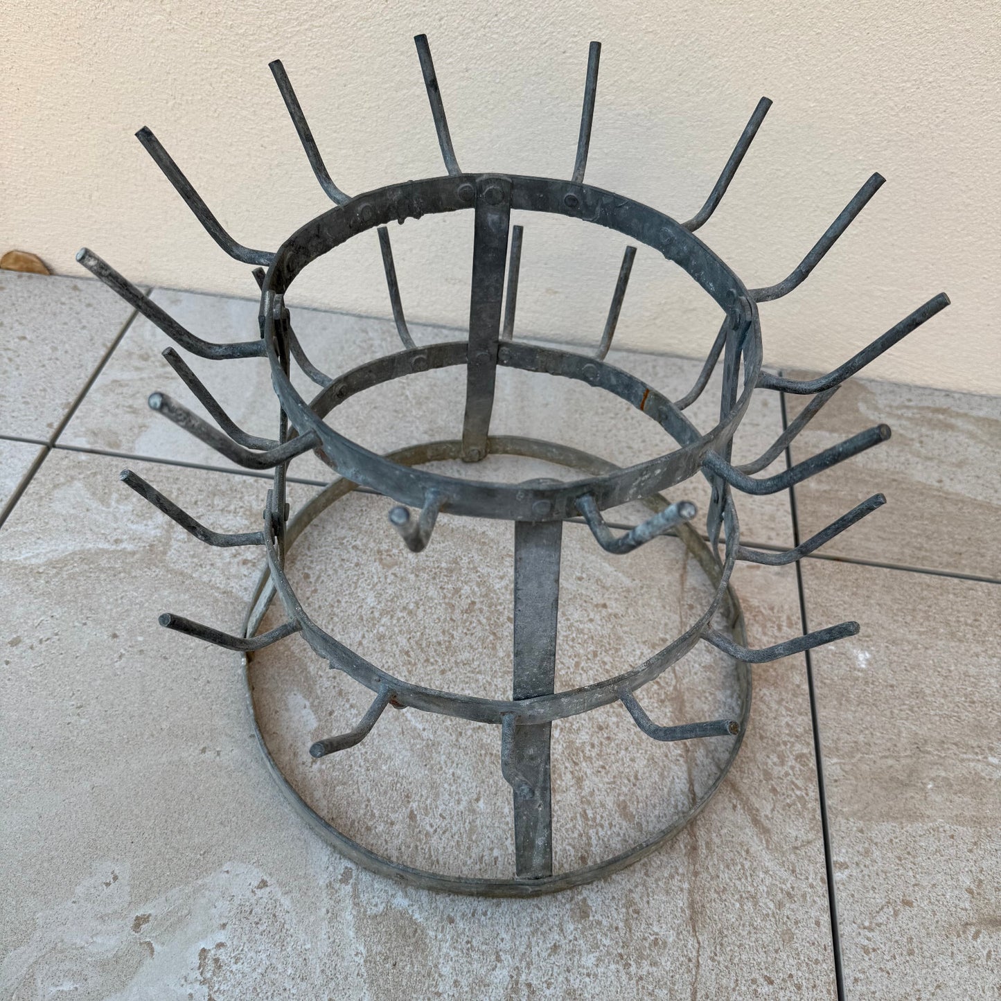 Vintage French Wine Champagne Bottle Drying Wine Rack hanger 1604257