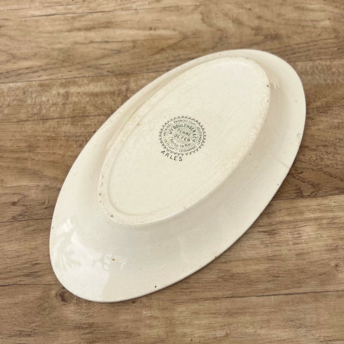 French Porcelain Small Tray Plate made in France terre de fer ironstone 2703224 Fleamarketfrance