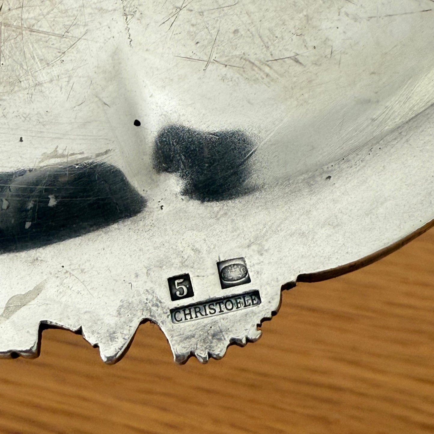 CHRISTOFLE Vintage Christofle Silverplate Wine/Bottle Coaster 02112515