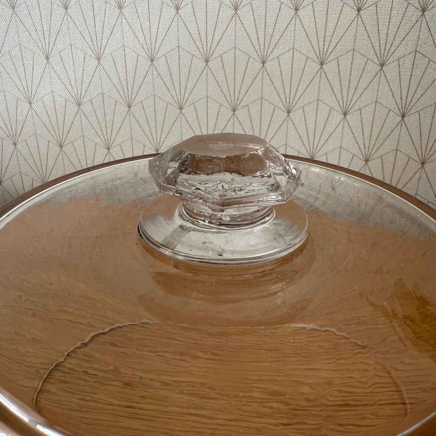 Vintage French Fromage Cheese Cake Glass Bell Garden Cloche Dome Bell 2908253