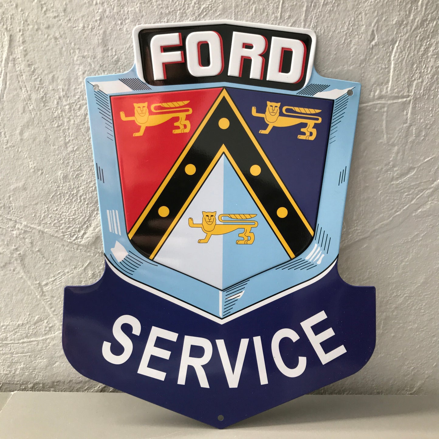 Vintage Ford Service Sign Metal Garage Wall Decor Made France 2910231 Fleamarketfrance
