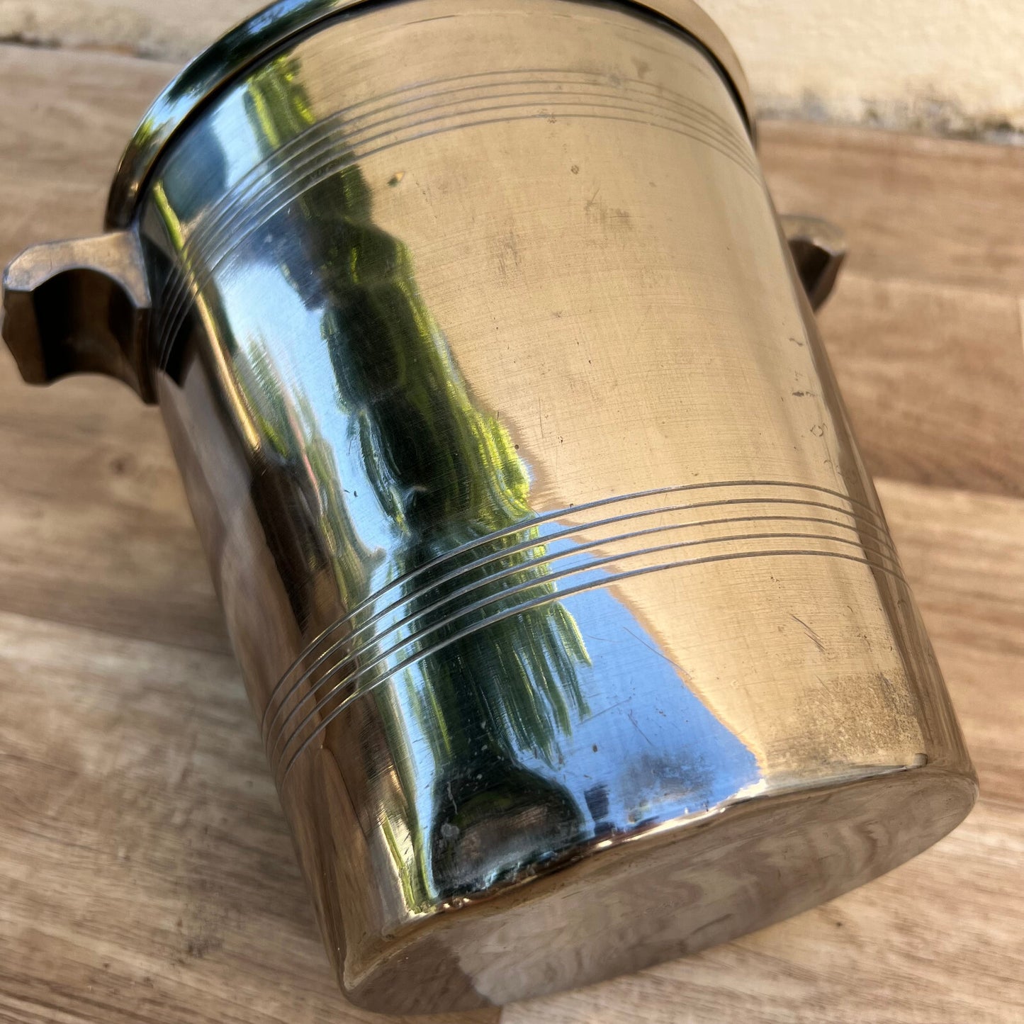 Vintage French Vander Grofft Champagne Bucket Silverplate Ice Cooler 2107224 Fleamarketfrance
