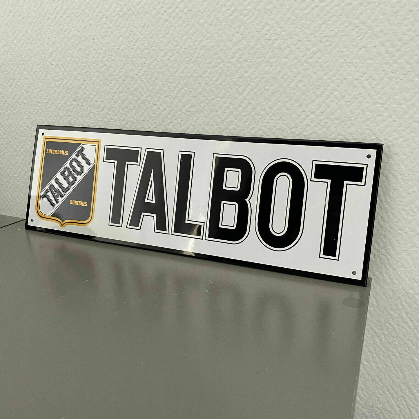 Vintage French Talbot Metal Sign Automobile Garage Decor Wall Art 2509225 Talbot