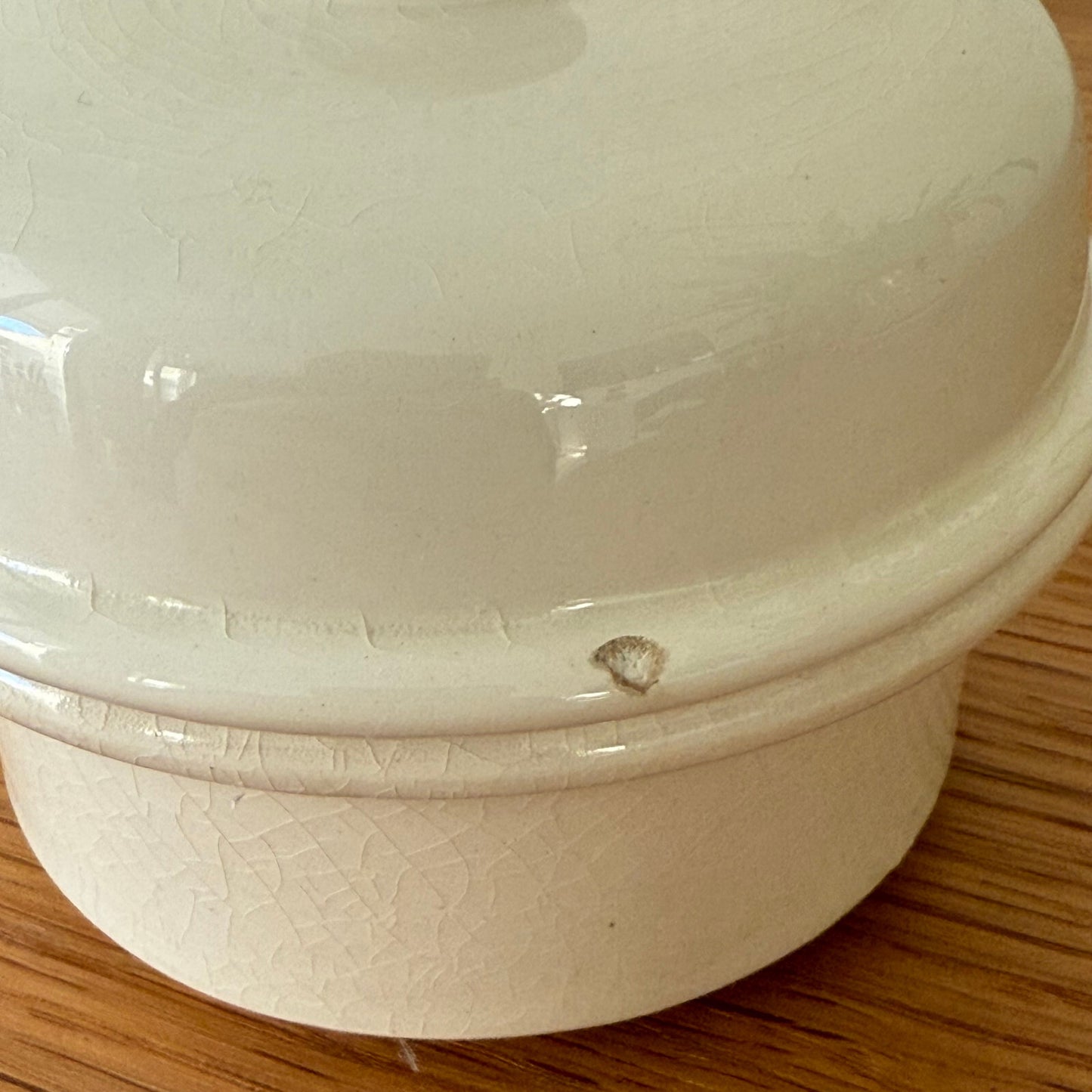 Vintage French Sarreguemines Ceramic Terrine Dish Foie Gras Pot 0112247 Sarreguemines