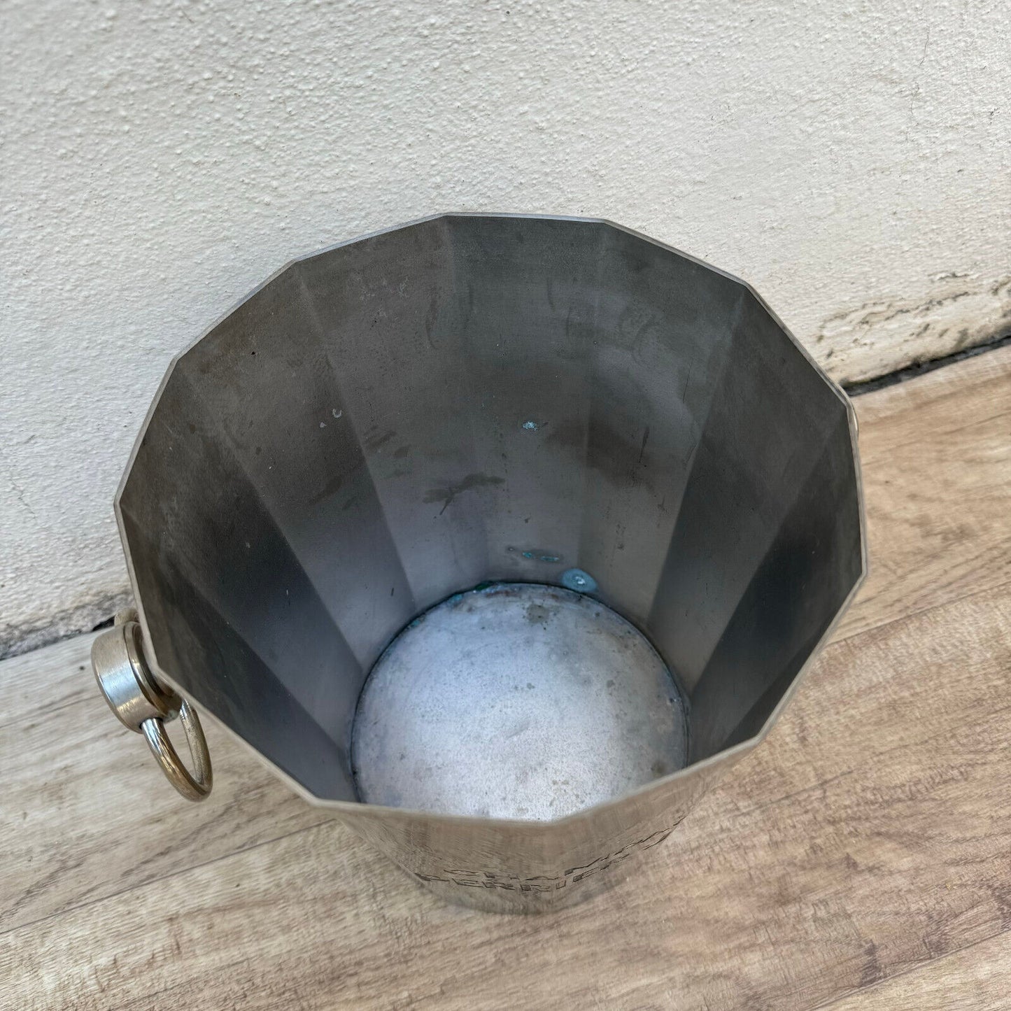 Vintage French Champagne Silverplate Ice Bucket Cooler PERRIER JOUET 1012243 - Fleamarketfrance