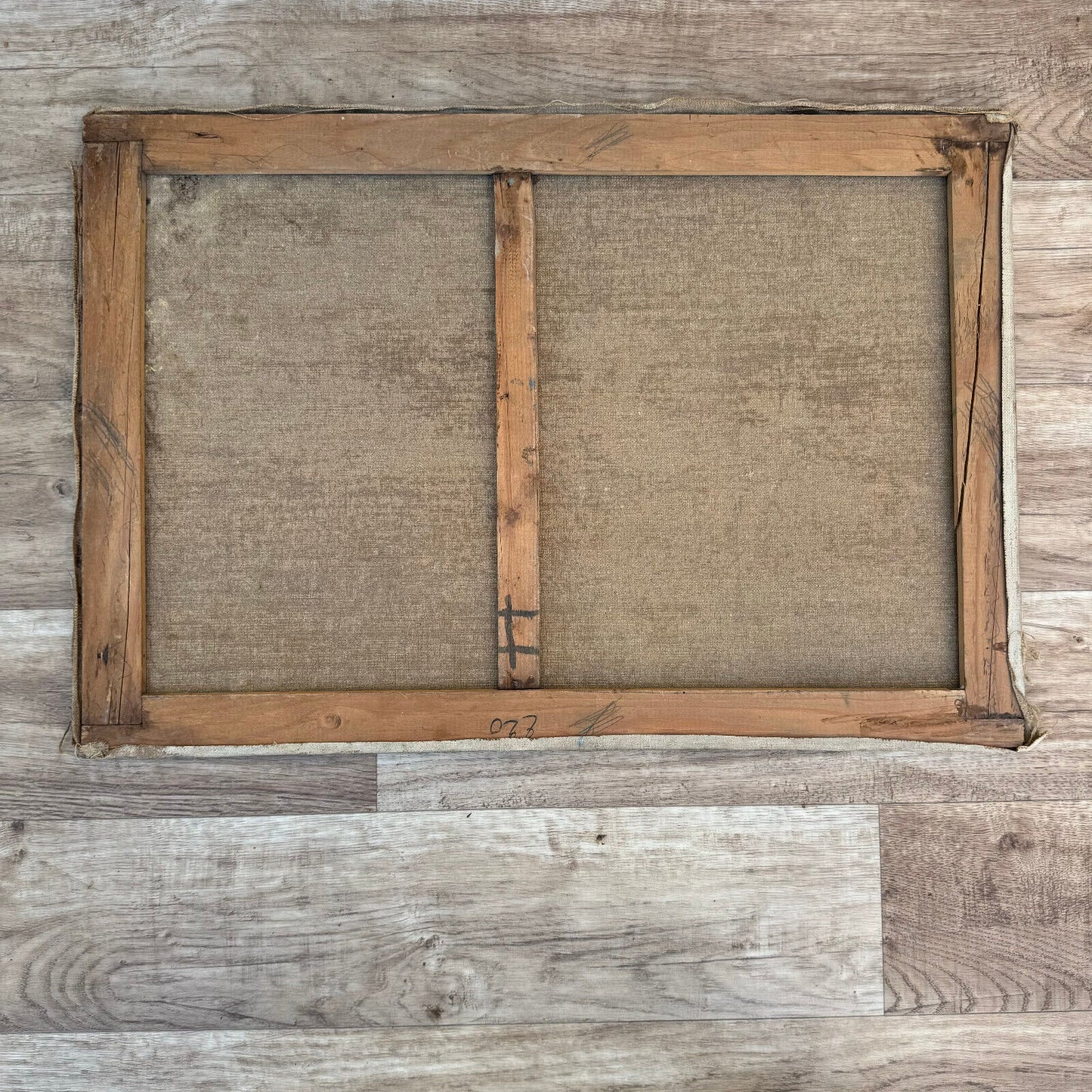 VINTAGE FRENCH OIL PAINTING provencal riviera landscape SIGNED 07062410 - Fleamarketfrance