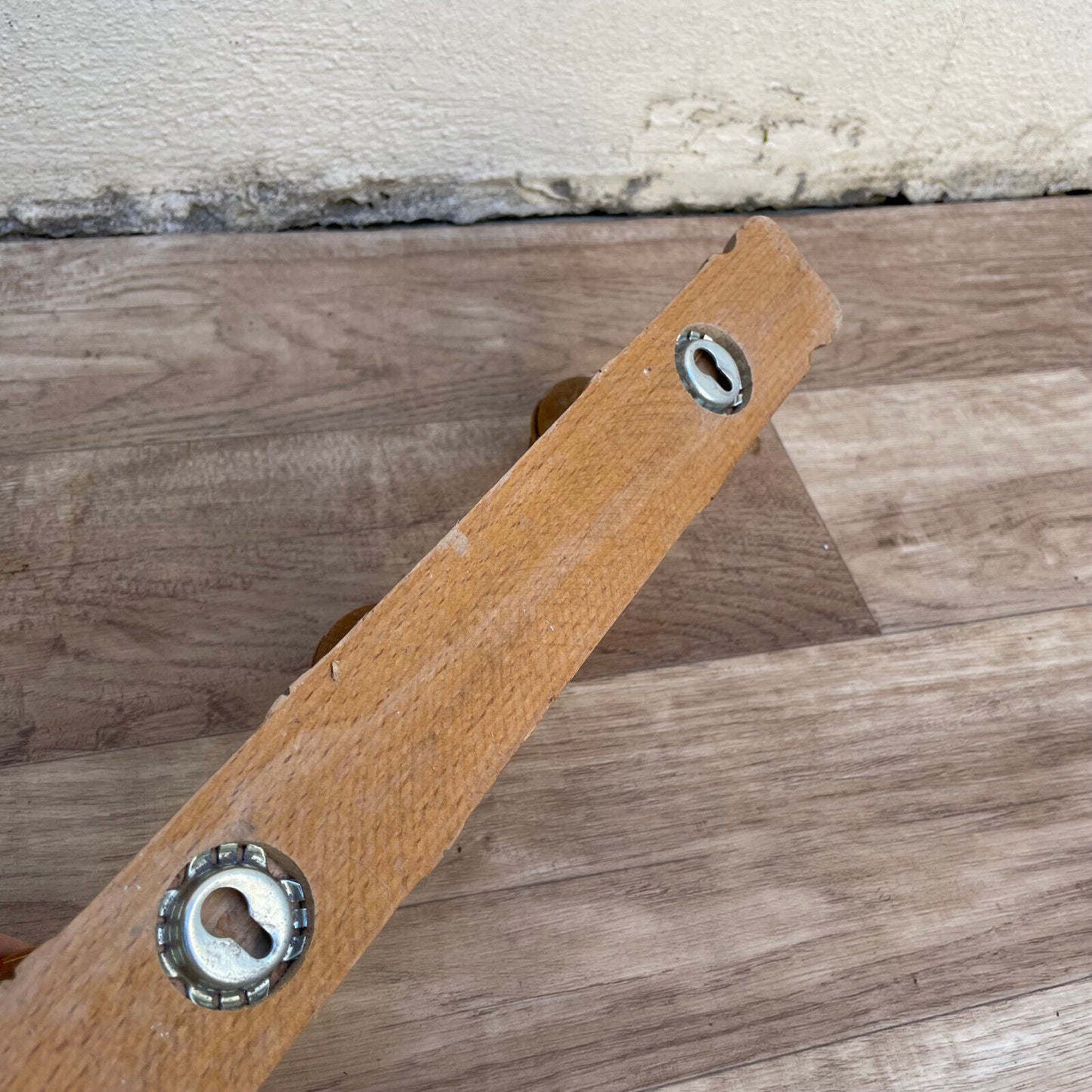 Antique French Coat Hook Hat 3 Pegs Hanger Faux Bamboo rack 1501257 Unbranded