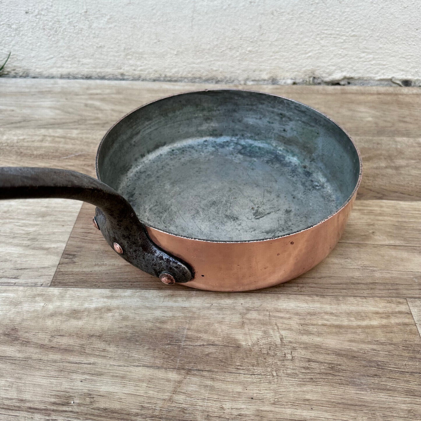 Sauteuse Frying pan culinair French COPPER france 2mm 2.7kg 0712233 - Fleamarketfrance