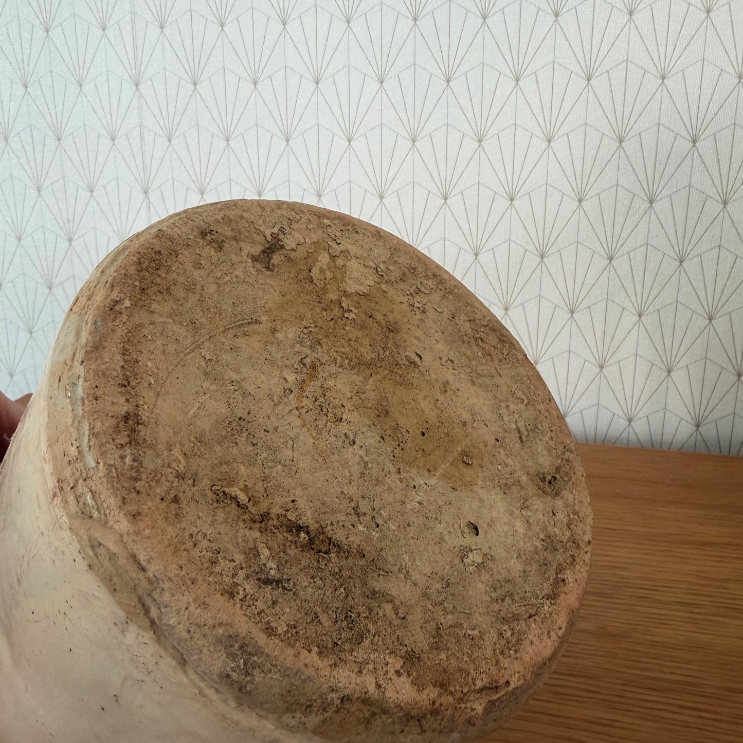 Italian Sardine Pot Antique Stoneware Crock Two Handles 01072611 Unbranded