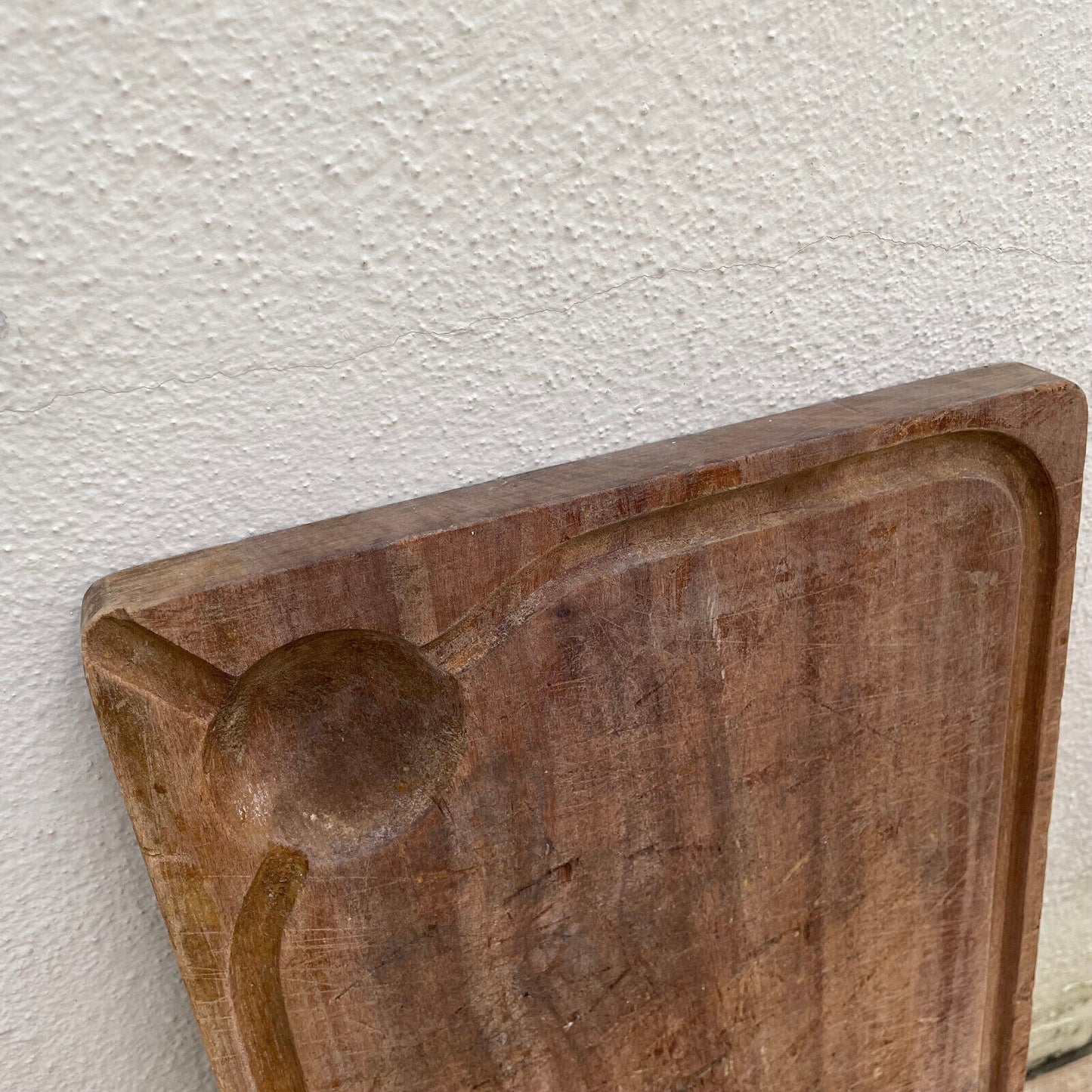 ANTIQUE VINTAGE FRENCH BREAD OR CHOPPING CUTTING BOARD WOOD 1803257