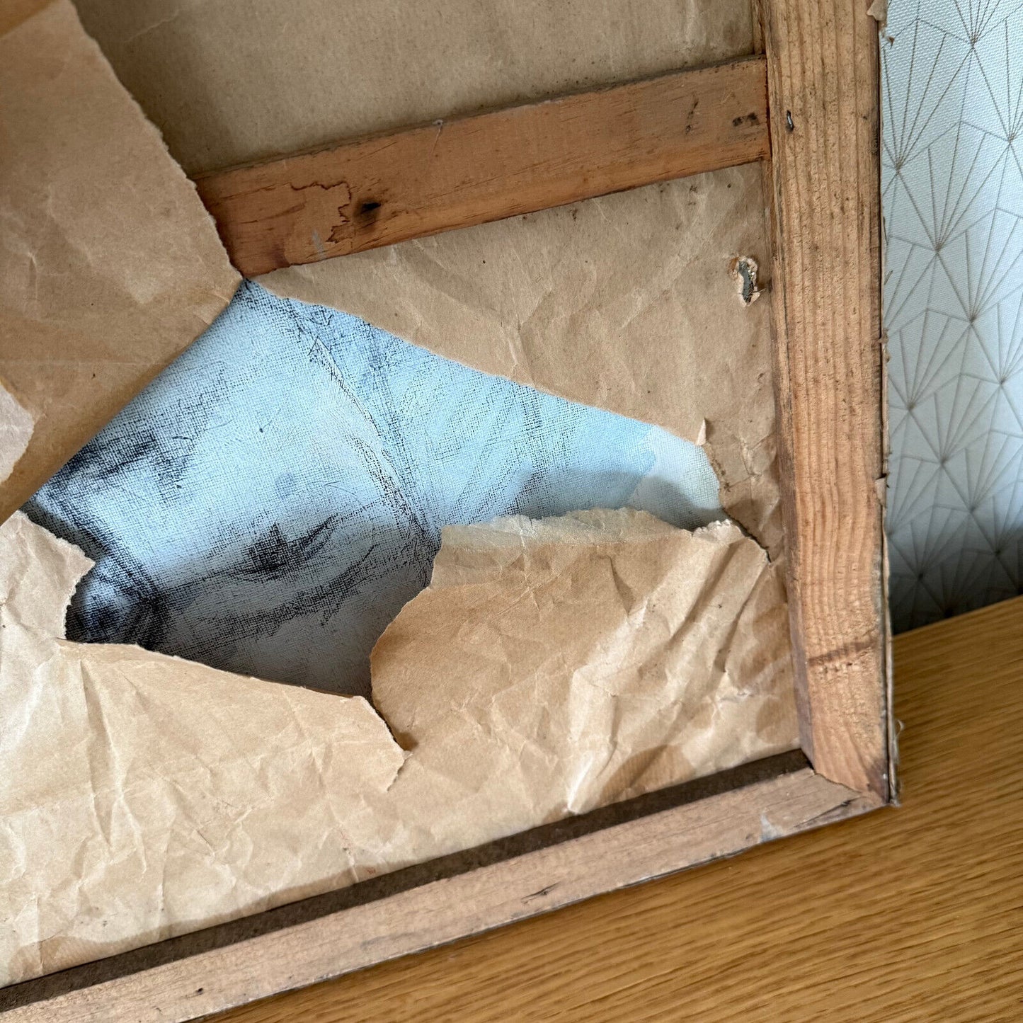 VINTAGE FRENCH OIL PAINTING Woman Portrait 0803251 - Fleamarketfrance