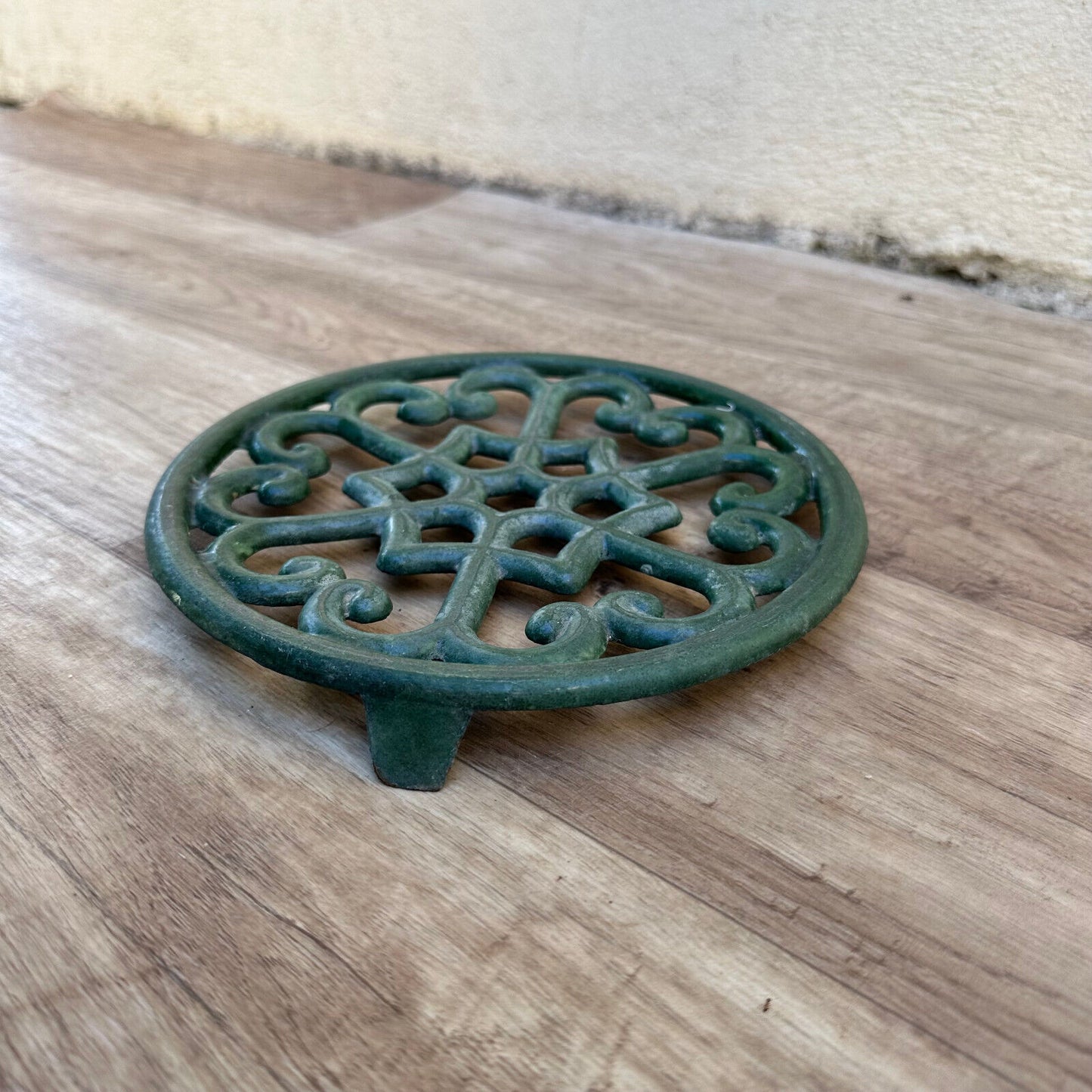 Antique vintage french Cast iron kitchen Trivet france 11082310 Does Not Apply