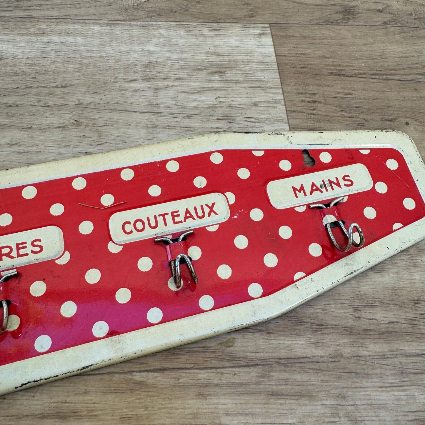 vintage french metal towel cloth rack dishcloth hanger 2309242 Unbranded