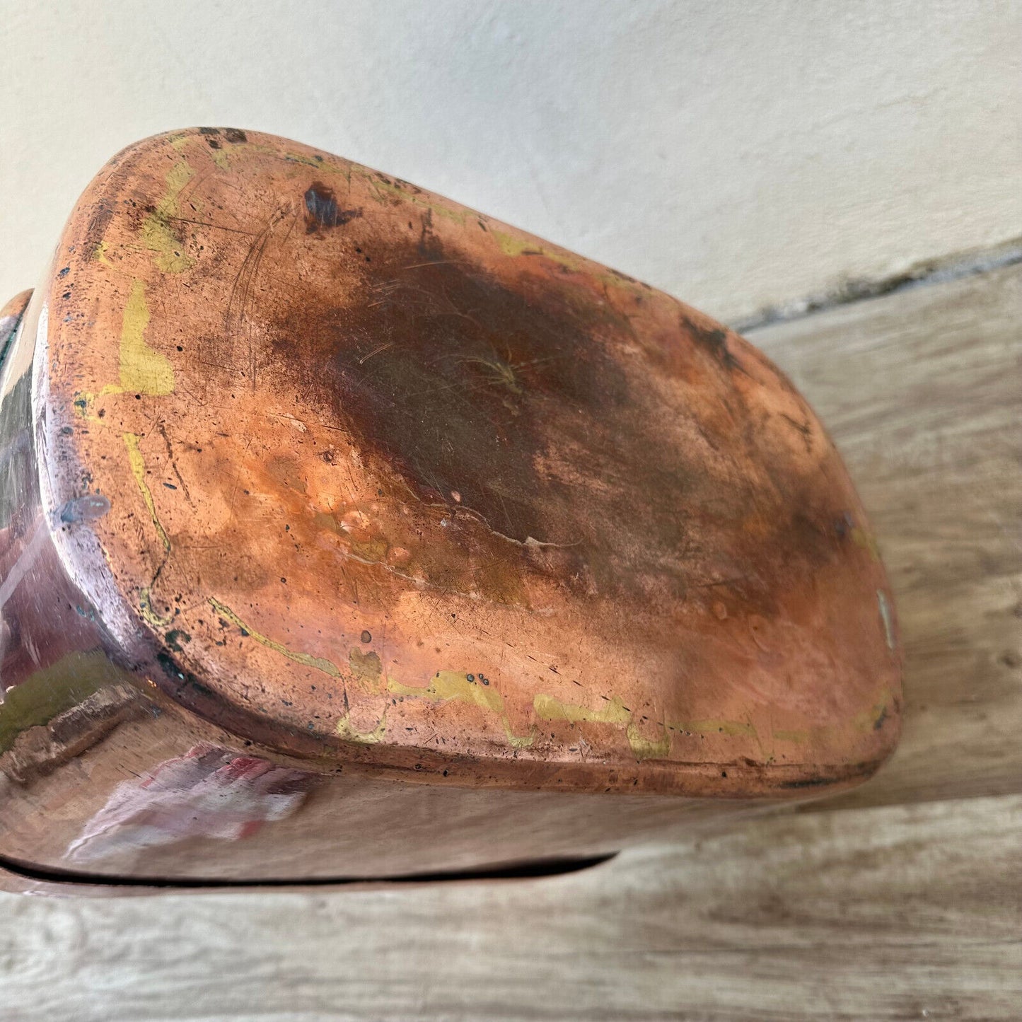 Dovetailed French France daubiere rosting pot Vtg Copper Cookware 0404233 Fleamarketfrance