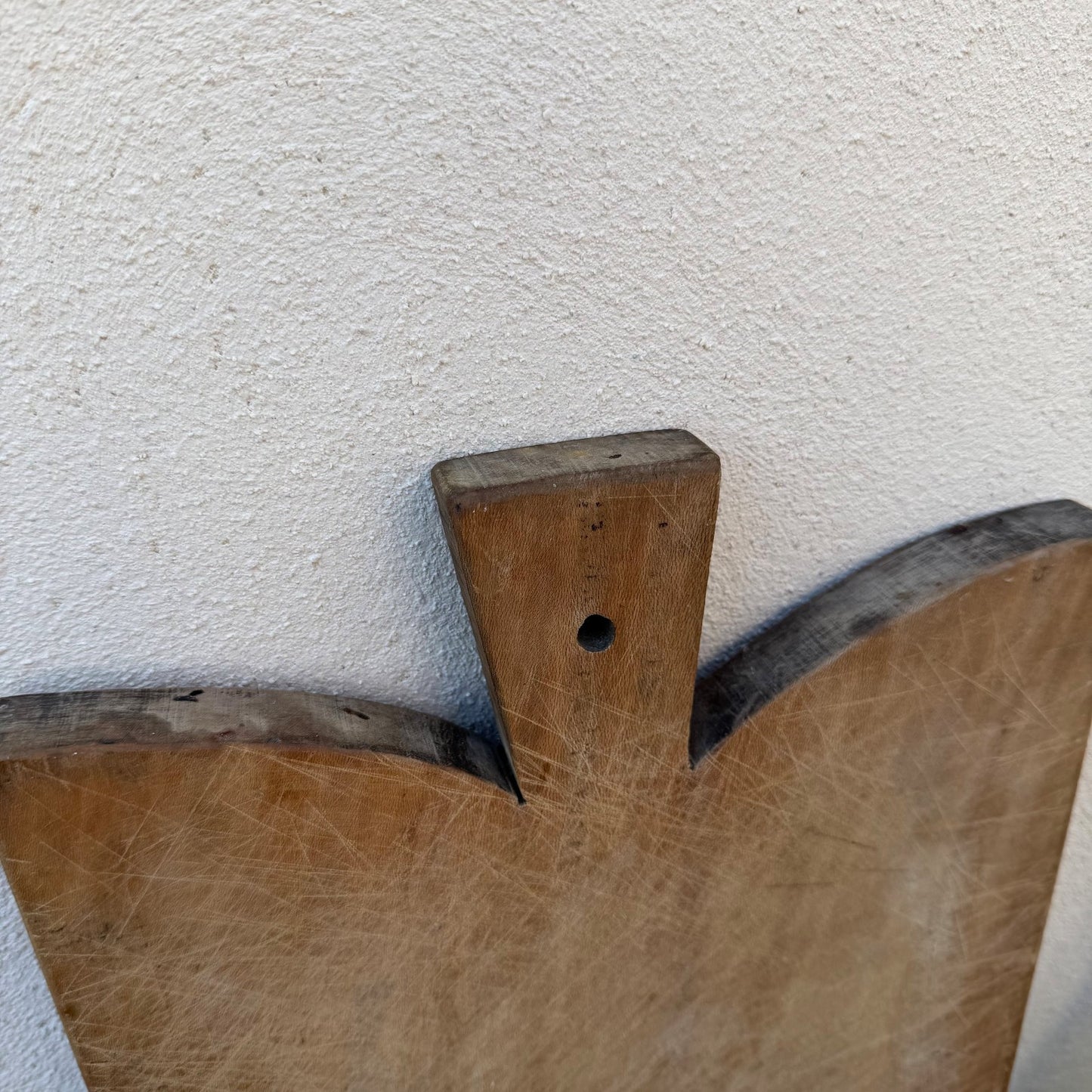 French Cutting Board Antique Wood Bread Chopping Block Kitchen 1103267 Unbranded