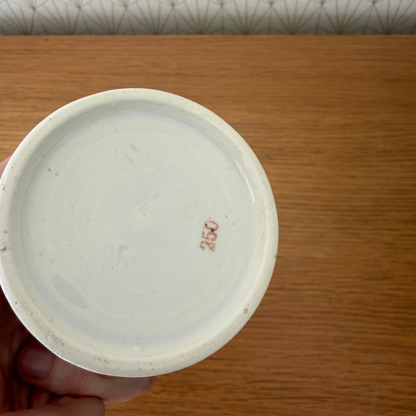 Vintage French Confit Pot White Stoneware Ceramic Crock 1602256 Unmarked