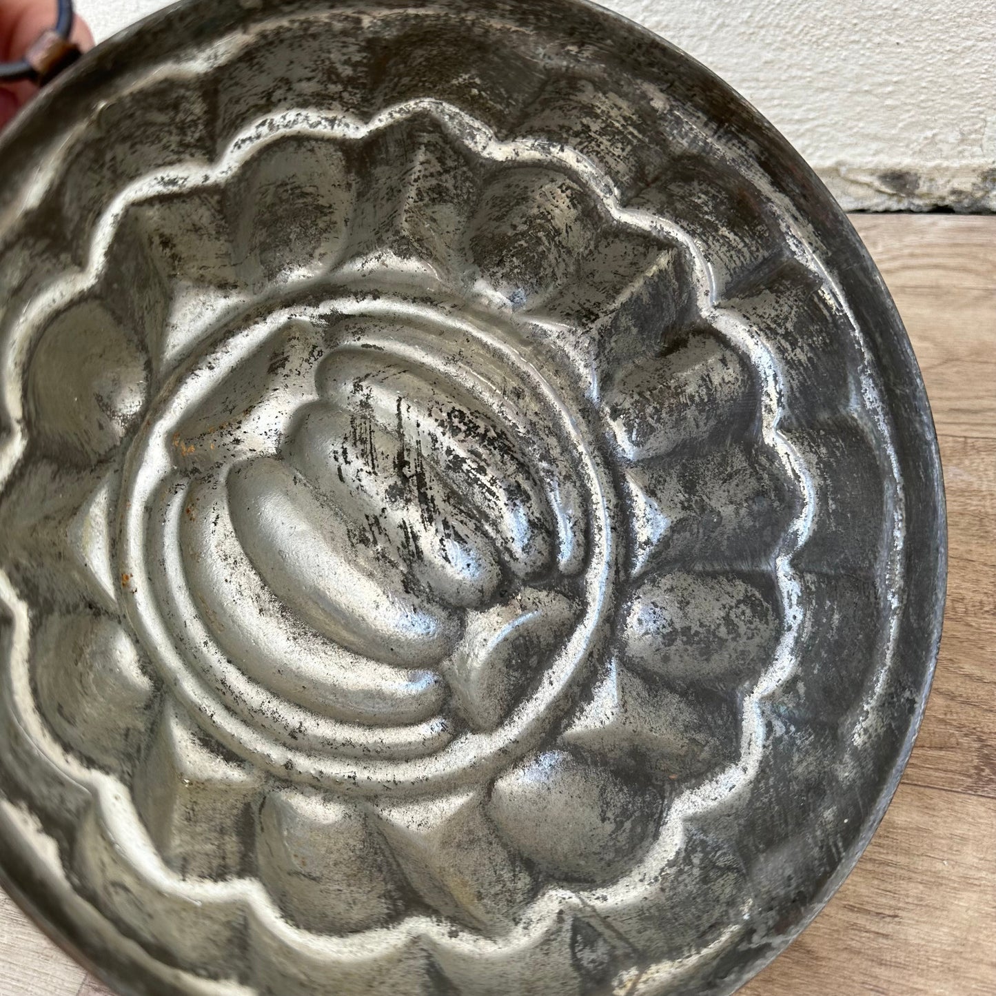 Antique French Copper Cake Mold Tin Lined Bundt Jelly Form 27112323 Fleamarketfrance