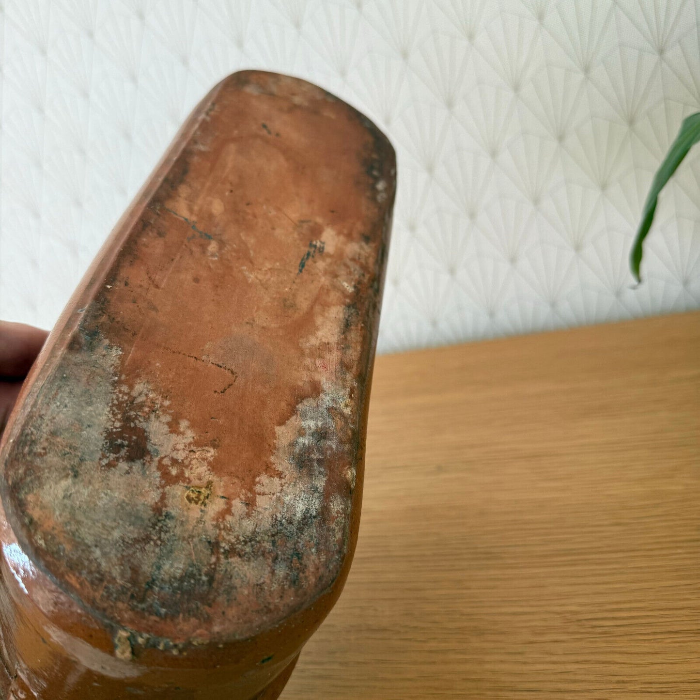 Antique French terracotta Fish Kettle Poacher Steamer Planter 1311241 Fleamarketfrance