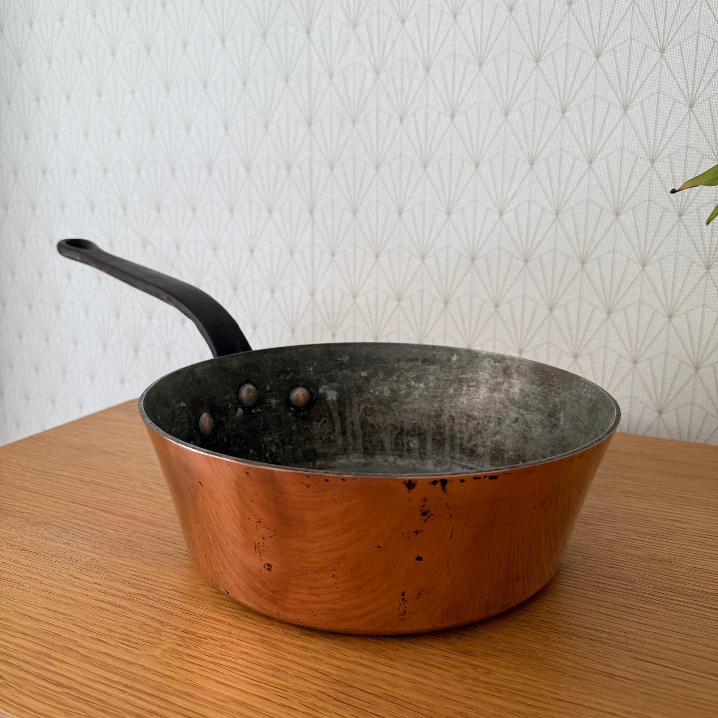 Vintage French J. Jacquotot Paris Copper Saucepan Windsor Style 3008252 jacquotot