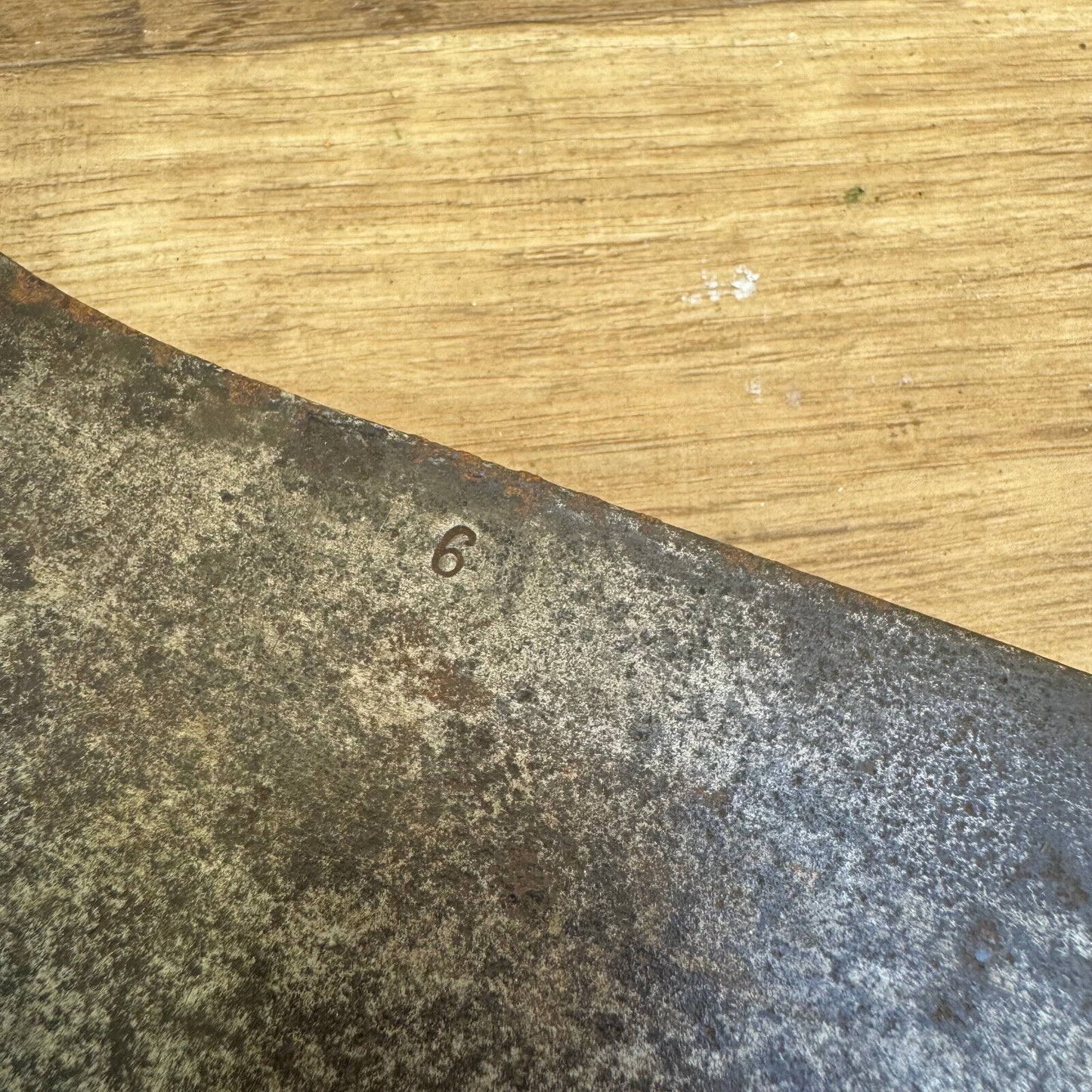 Large french vintage butcher kitchen knife from France meat 11 1/4" 04082418 Unbranded