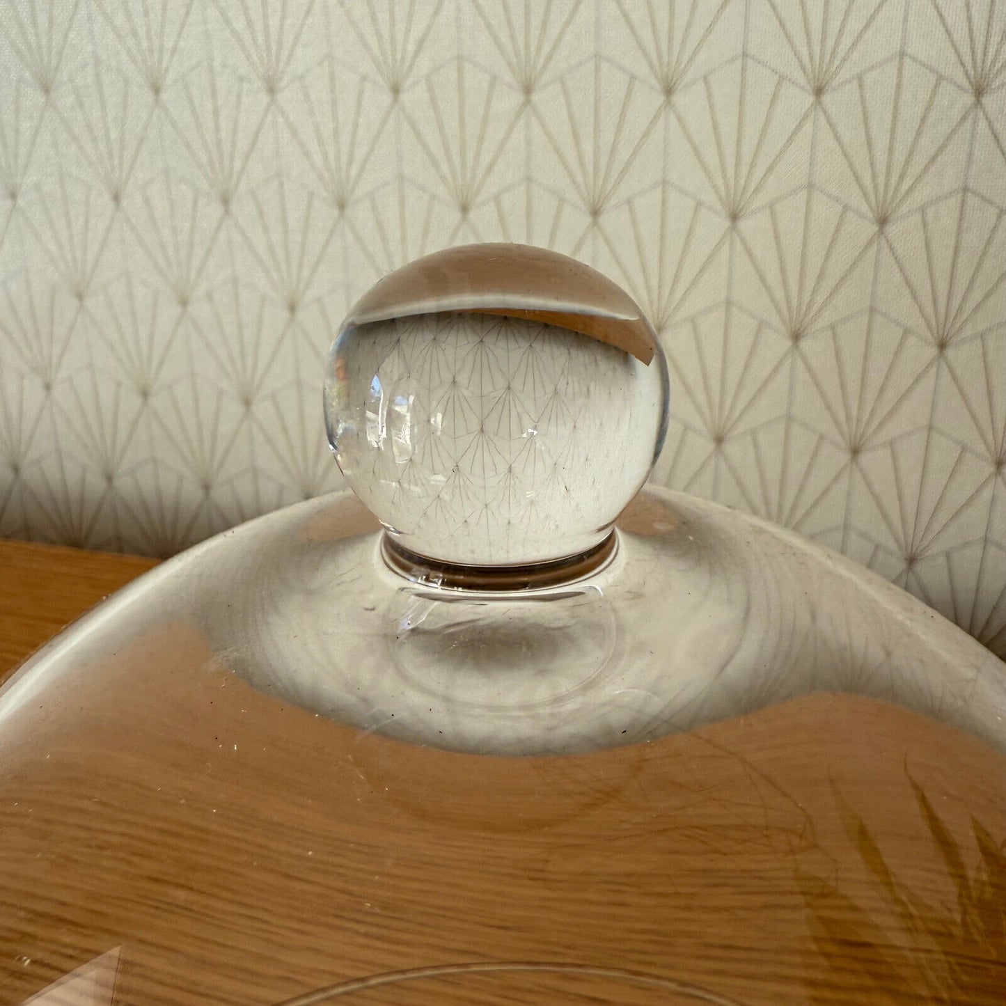 Vintage French Fromage Cheese Glass Bell Garden Cloche Dome Bell 24012510 Unbranded