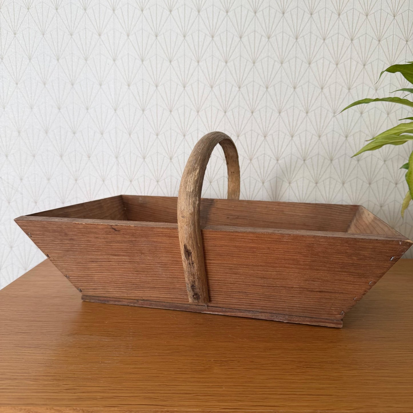 French Vintage Wooden Garden Trug Harvest Basket Market Trug 27062618 Fleamarketfrance