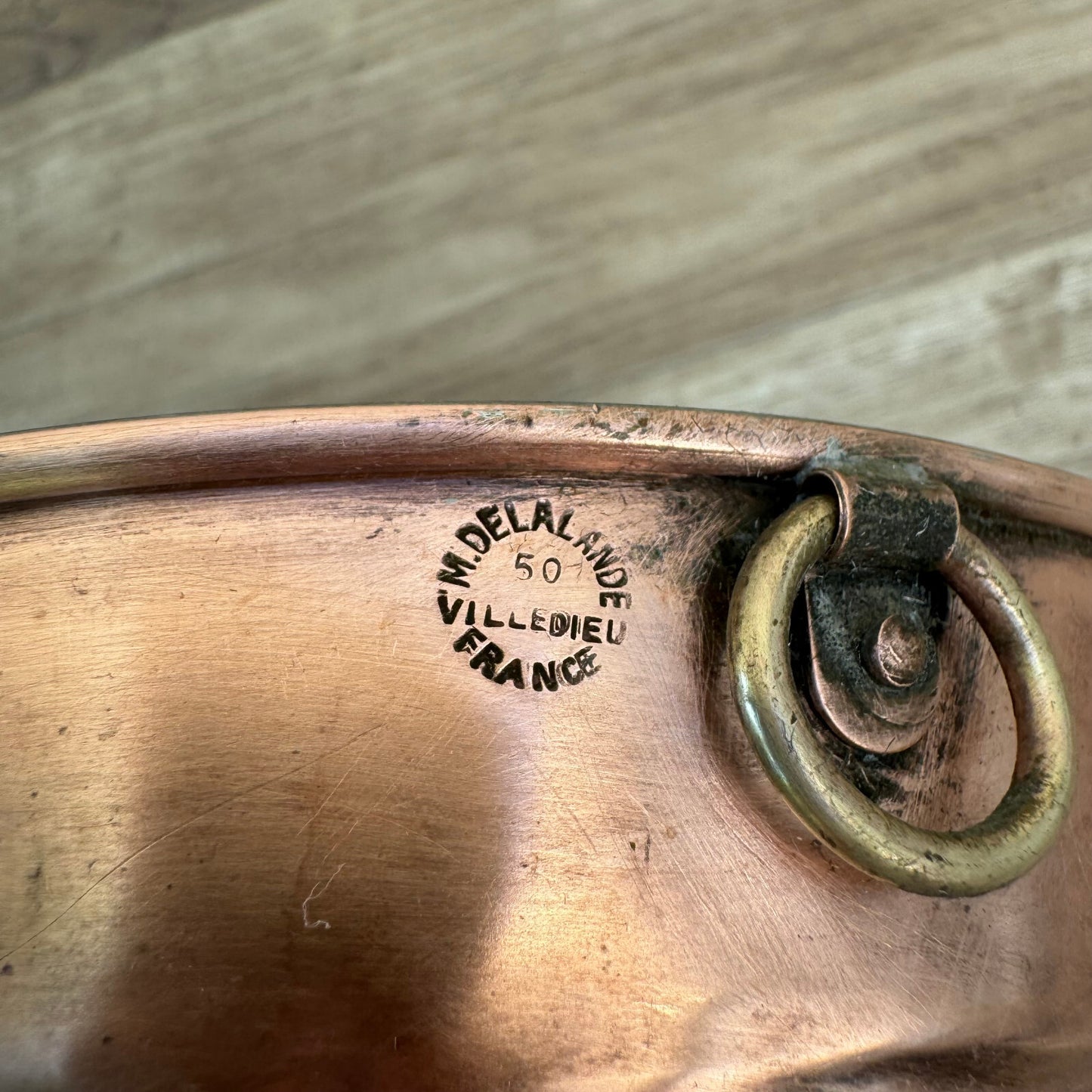 French Copper Bundt Mold Tin Lined Cake Jelly Villedieu Vintage 04082412 Fleamarketfrance
