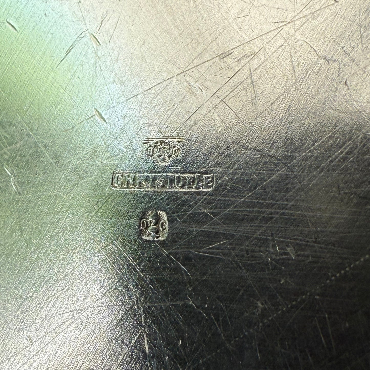 CHRISTOFLE Vintage Christofle Silverplate Wine/Bottle Coasters 19062514 Christofle
