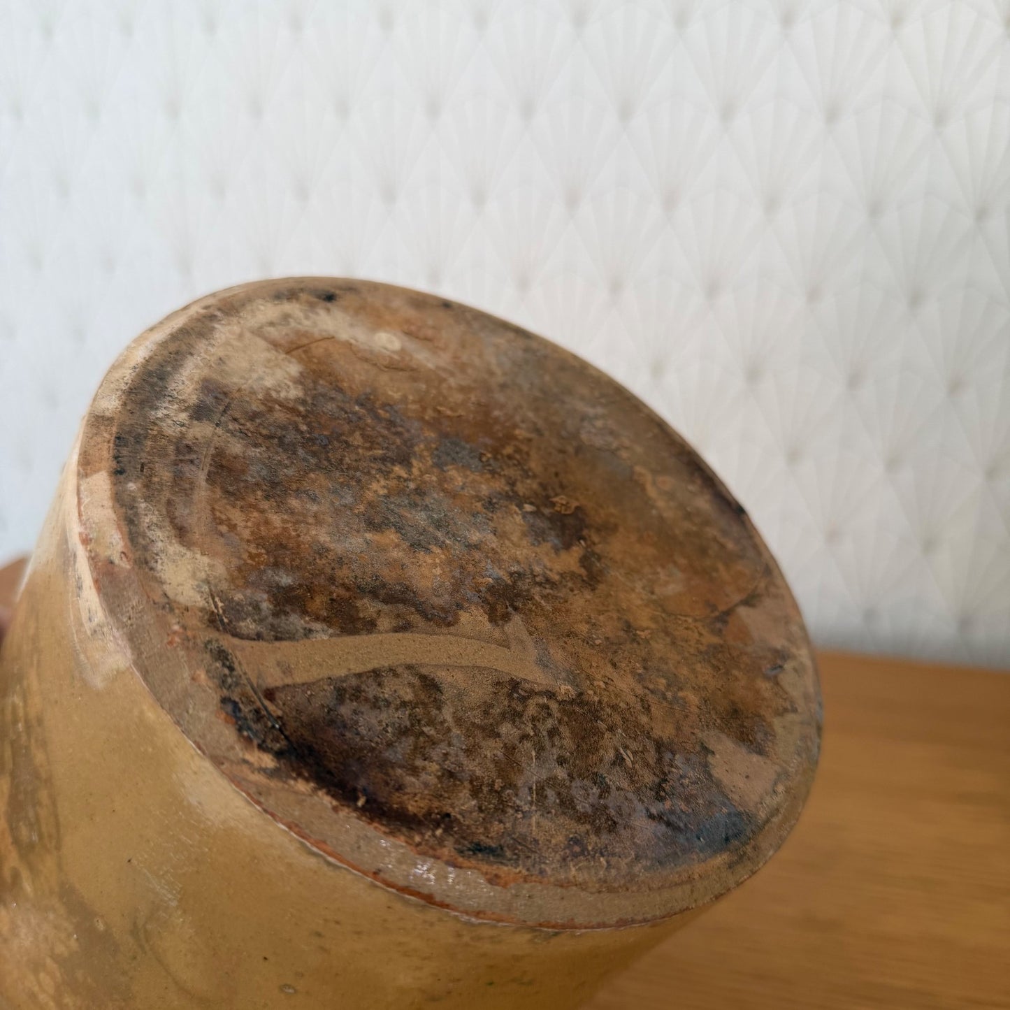 French Stoneware Jam Pot Antique Ceramic Crock 19th Century 0107262 Unbranded