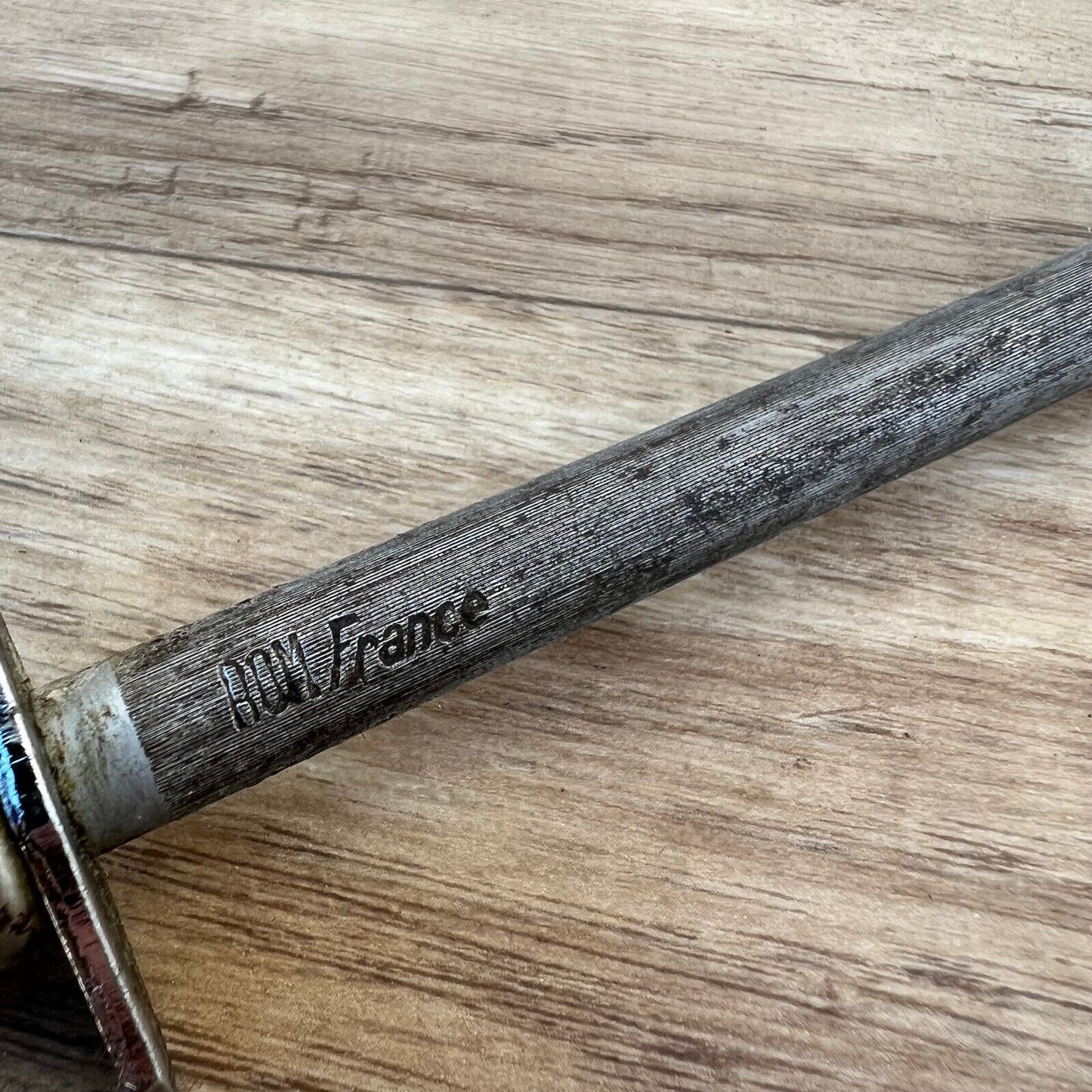 French Vintage Butcher Kitchen Knife Knives Rifle From France 12 1/2 24112426 Unbranded