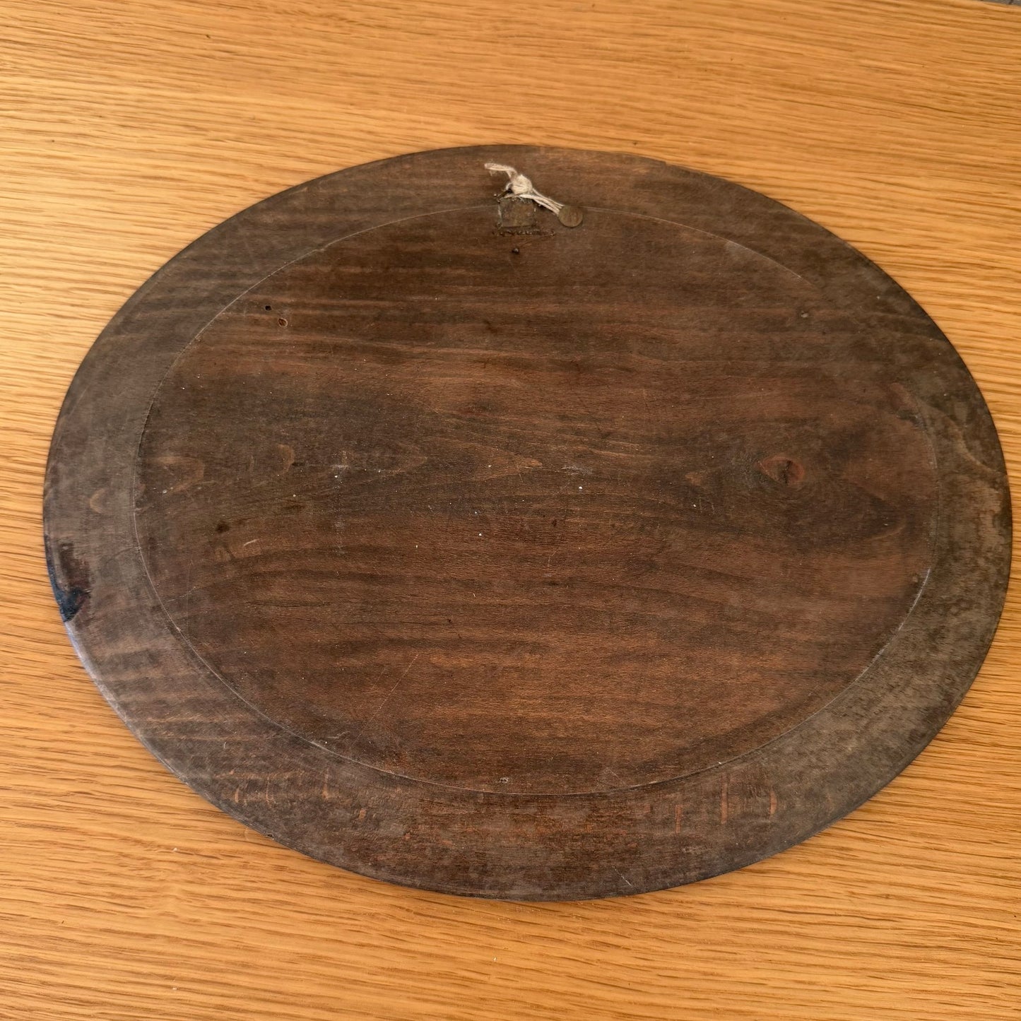 Antique Vintage Round European Bread Or Chopping Cutting Board Wood 0302265 Unbranded