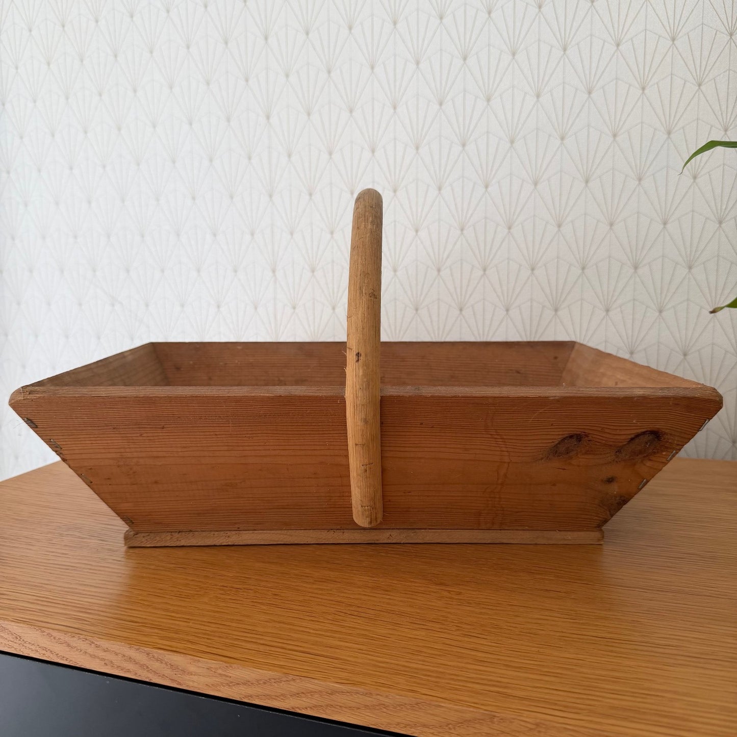 French Wooden Basket market fruits Mushrooms Vintage Wineyard 0810259 Fleamarketfrance
