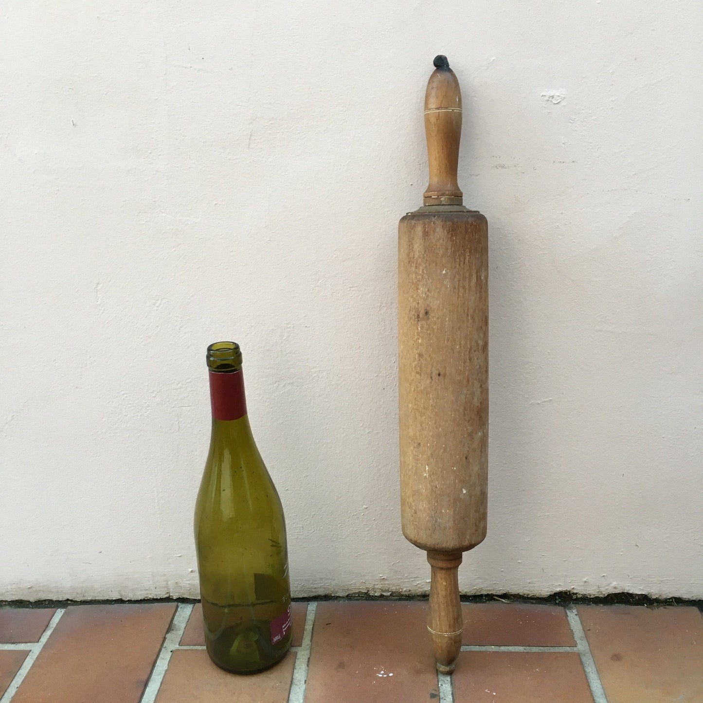 Vintage Wood Kitchen Roll rolling Pin bakery french 2 Fleamarketfrance : French vintage and antique decor