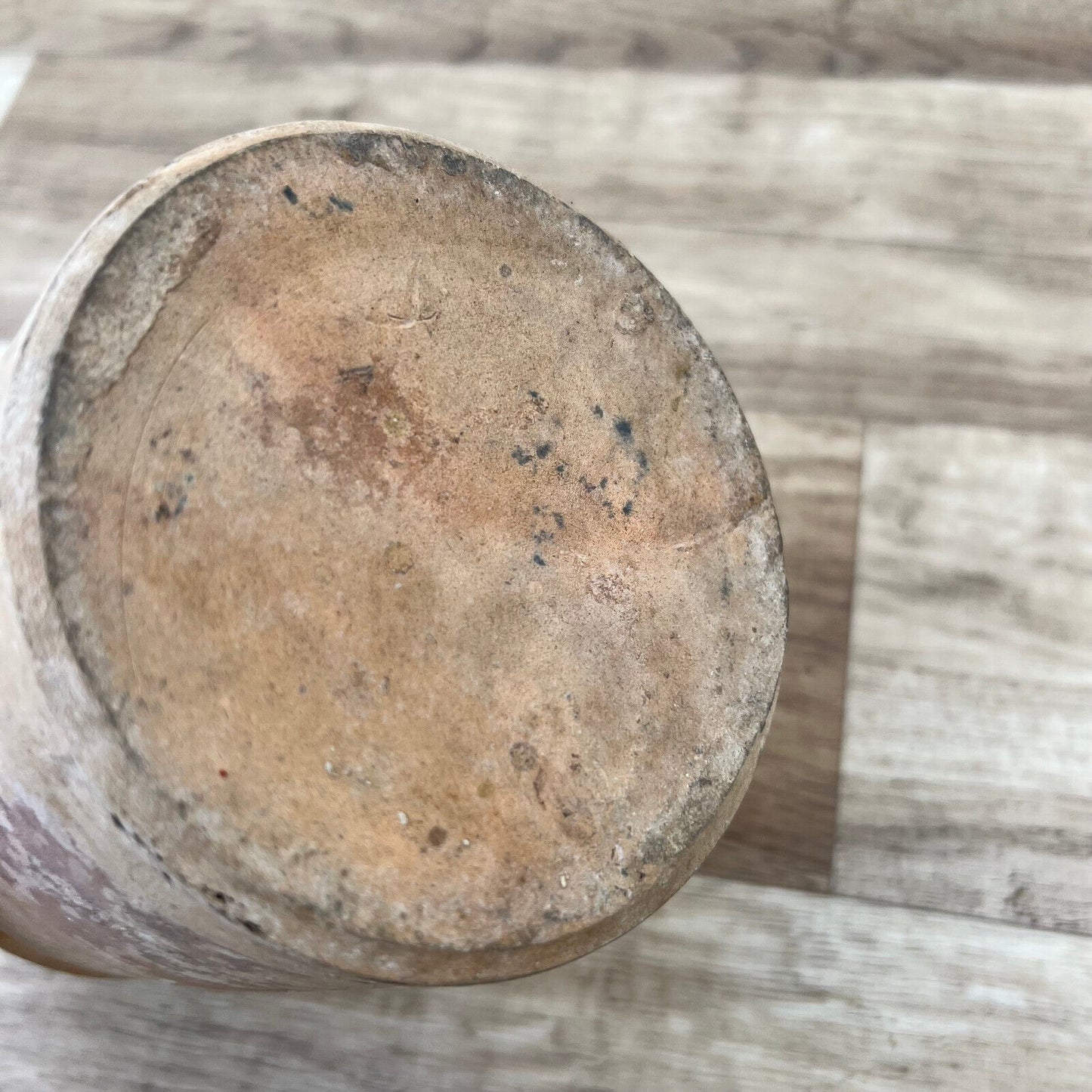 HANDMADE GLAZED TERRA COTTA ANTIQUE FRENCH CONFIT POT 1512242 Unmarked