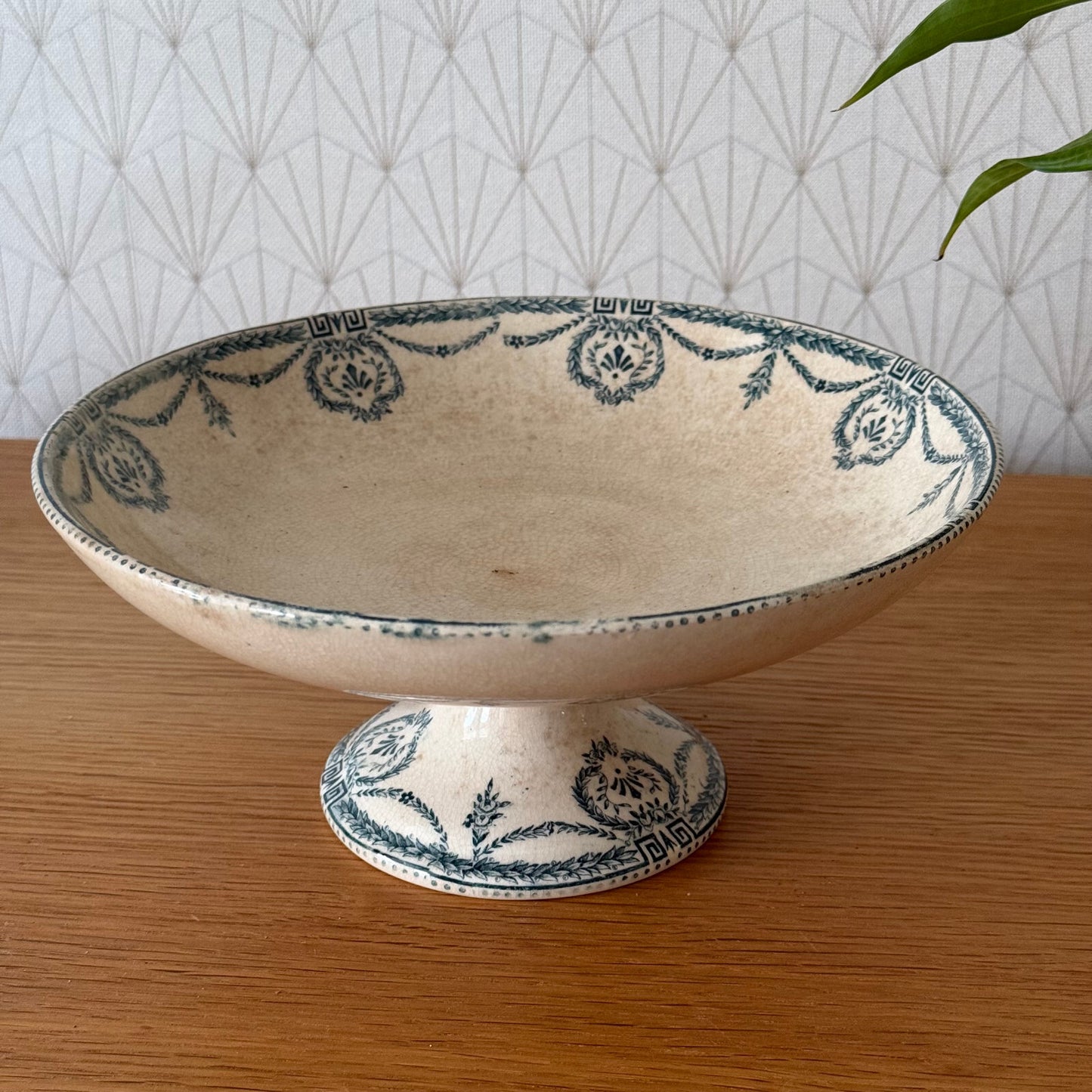 French fruits bowl compotier pedestal 1804254