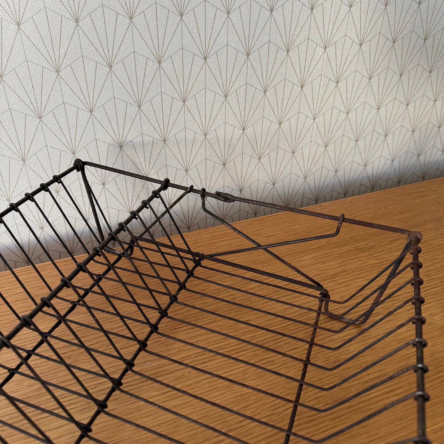 Vintage French Metal Wire Dish Drying Rack Drainer 19042512 Unbranded