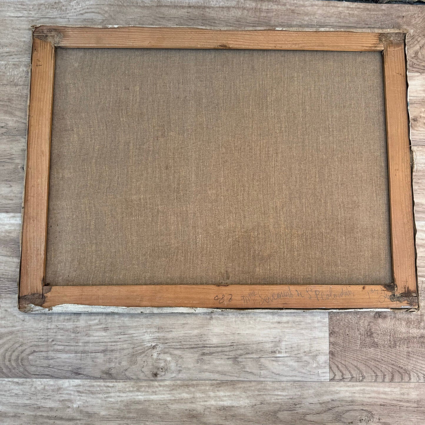 VINTAGE FRENCH OIL PAINTING provencal riviera landscape SIGNED 07062412 - Fleamarketfrance