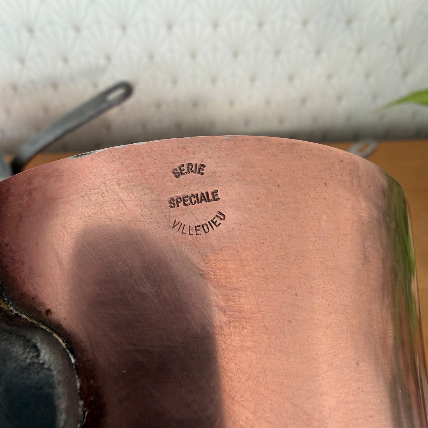 French Copper Pans Set Villedieu Serie Speciale Windsor 7 Piece 0505261 Unbranded
