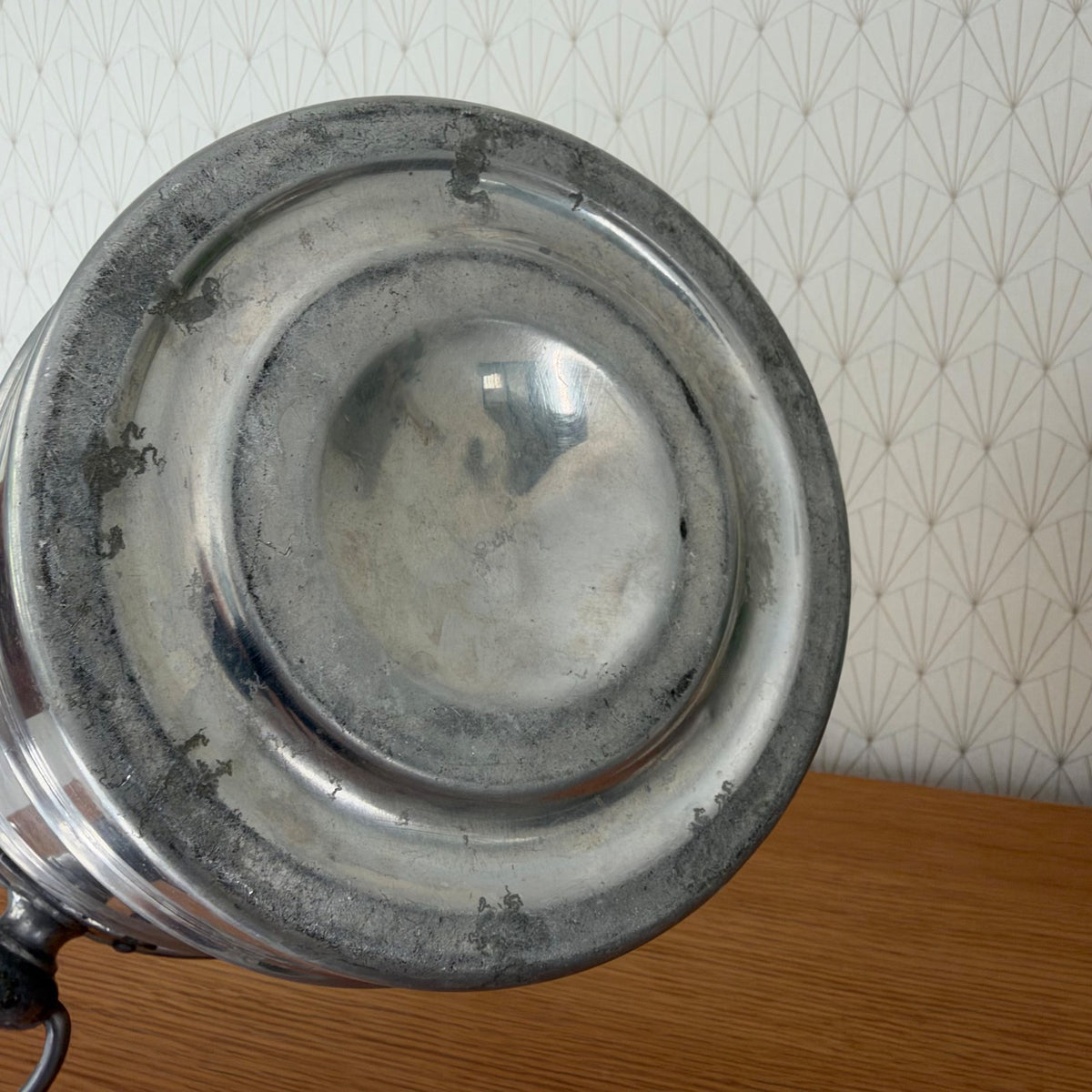 French Vintage Champagne Ice Bucket St Peray Monopole Aluminum 2909262