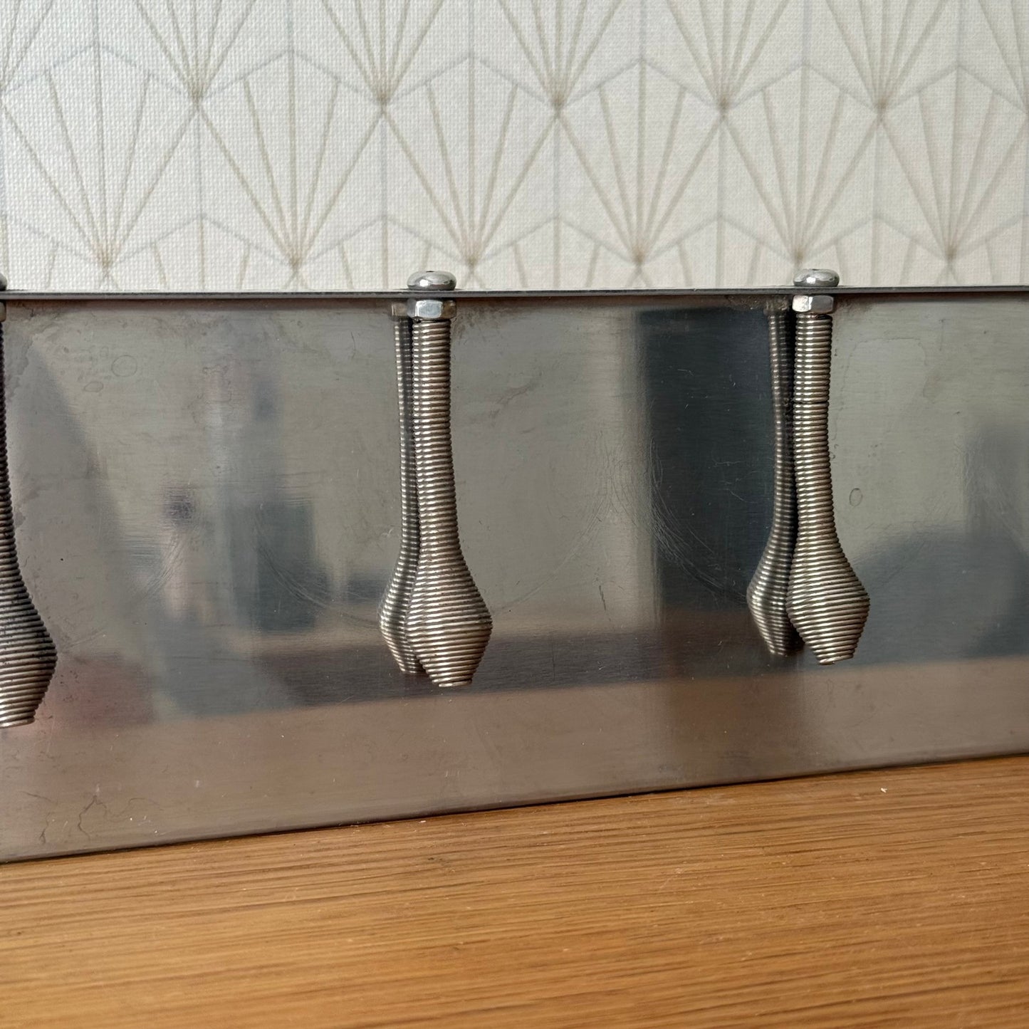 French Restaurant Order Holder Metal Ticket Rail Kitchen Vintage 04072511 Fleamarketfrance