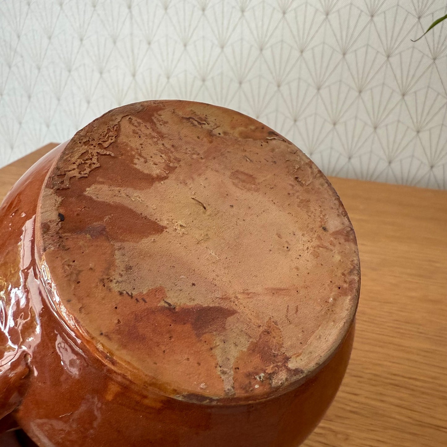 VINTAGE FRENCH SOUP BOWL TERRACOTTA 0409257