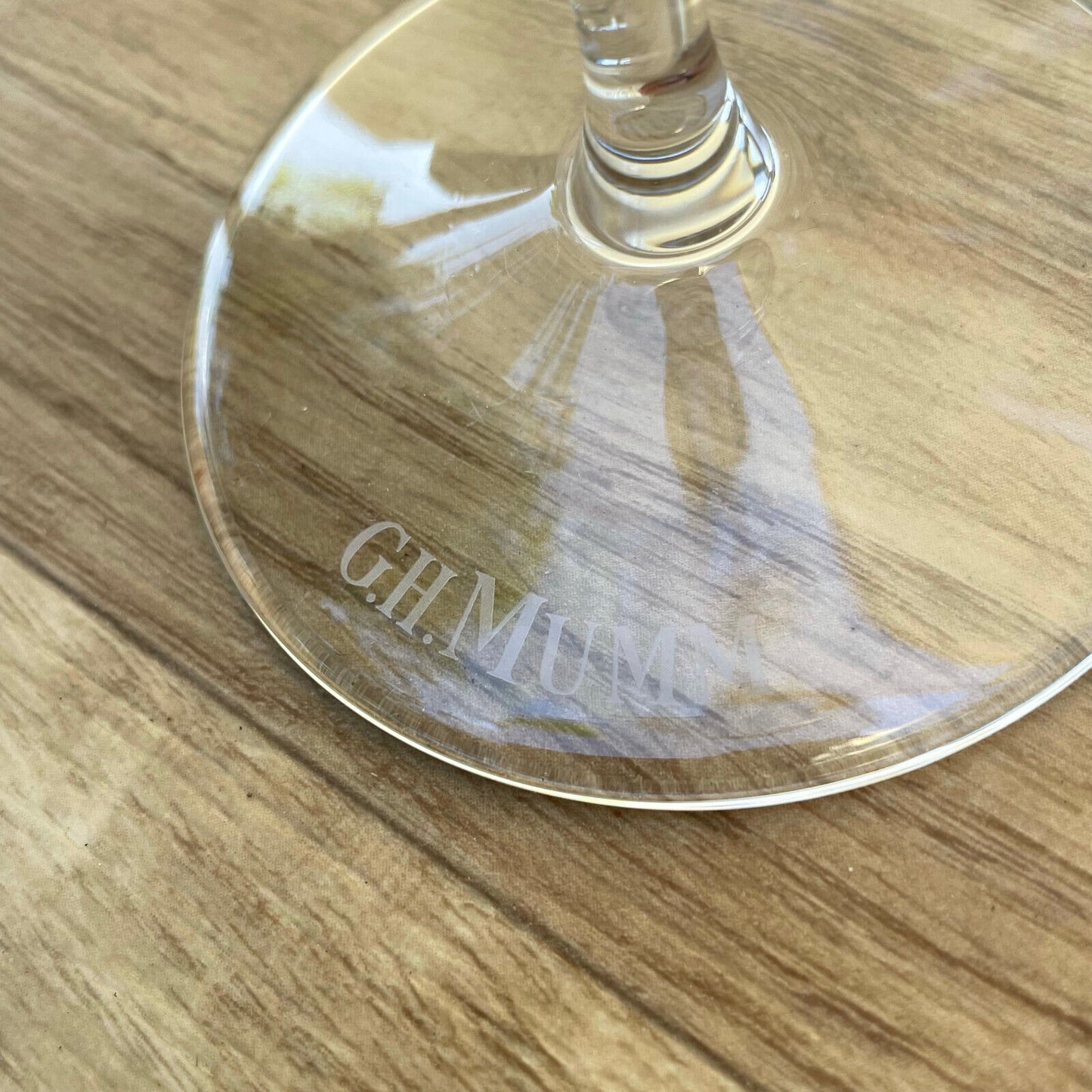 Nice Set Of 6 MUMM Signed Champagne Flutes Glasses 22022318 - Fleamarketfrance