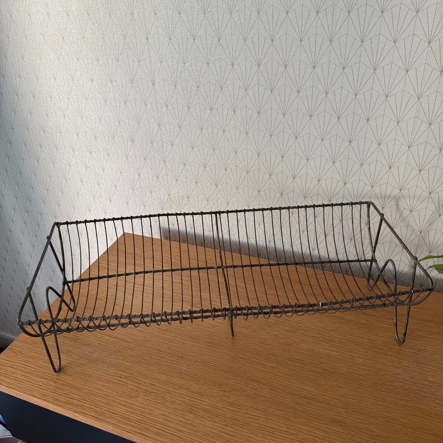 Vintage French Metal Wire Dish Drying Rack Drainer 19042513 Unbranded
