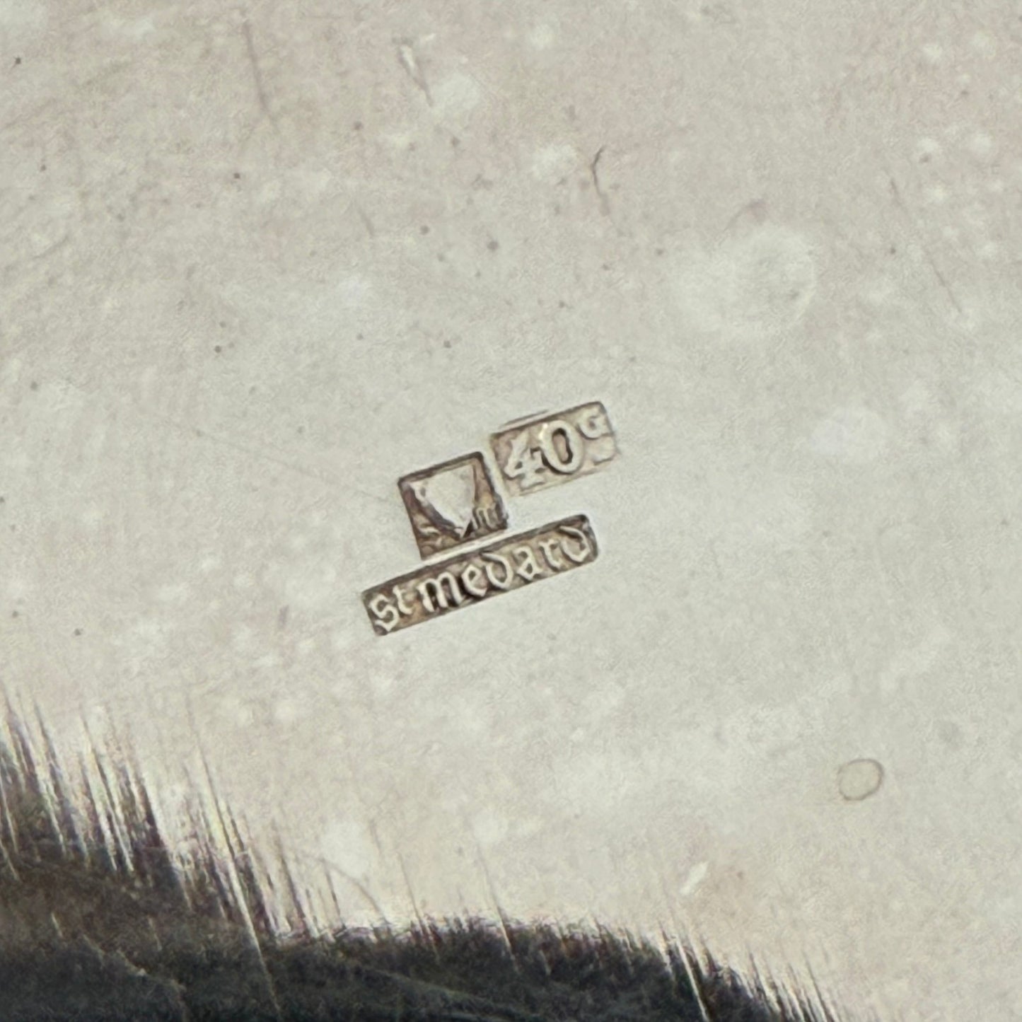 Vintage French Champagne Silverplate Ice Bucket Cooler St Medard 2307256