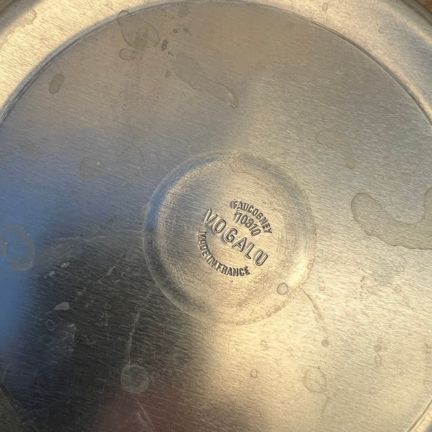 French Champagne Bucket Jacquart Silver Metal Ice Cooler Vintage 27102414 Jacquart