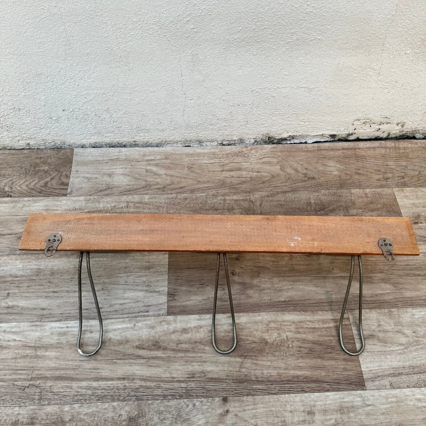 Antique French Coat Hook Hat Wood Wooden 3 Pegs Hanger rack 2604248 Unbranded